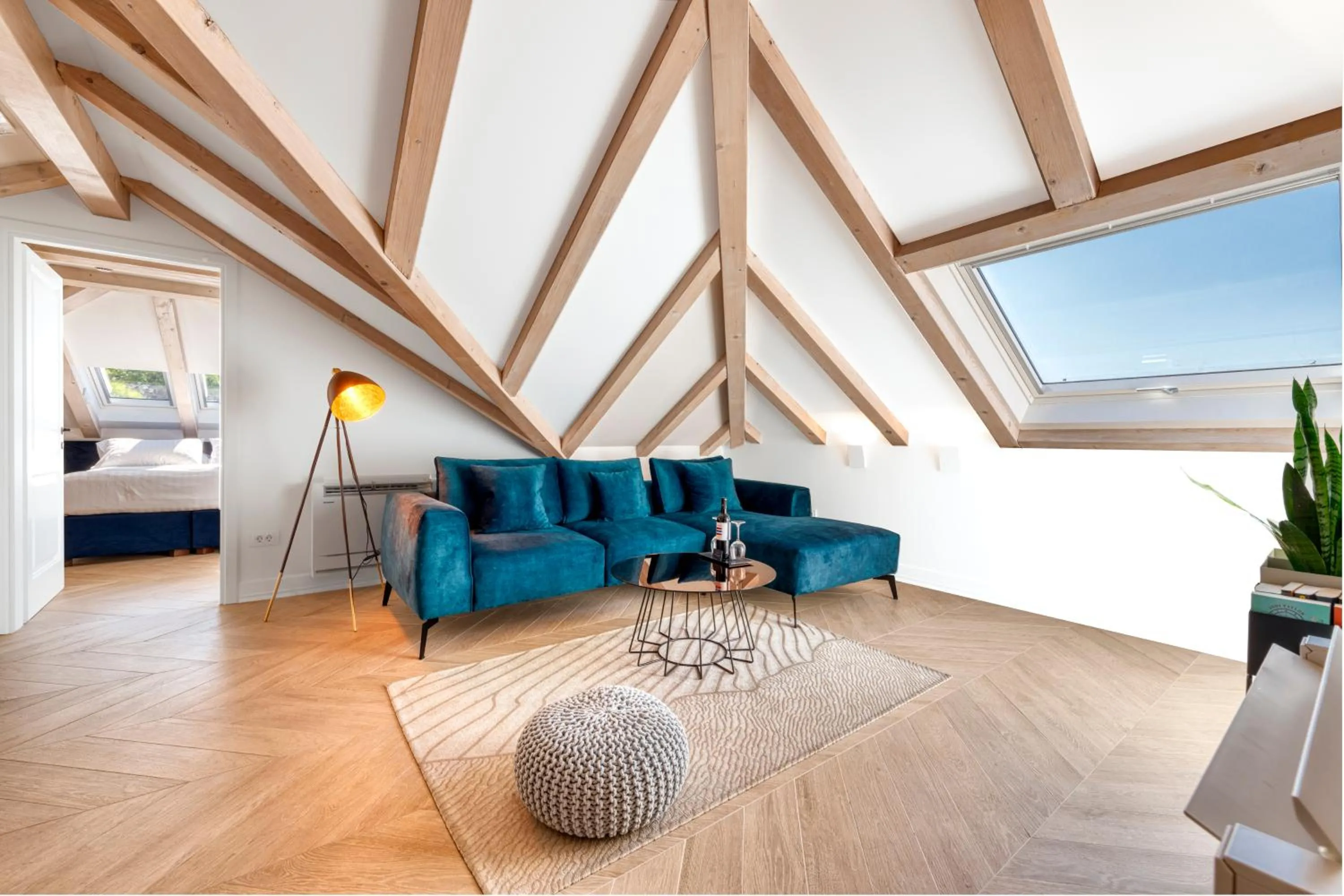 Living room in Villa Orabelle