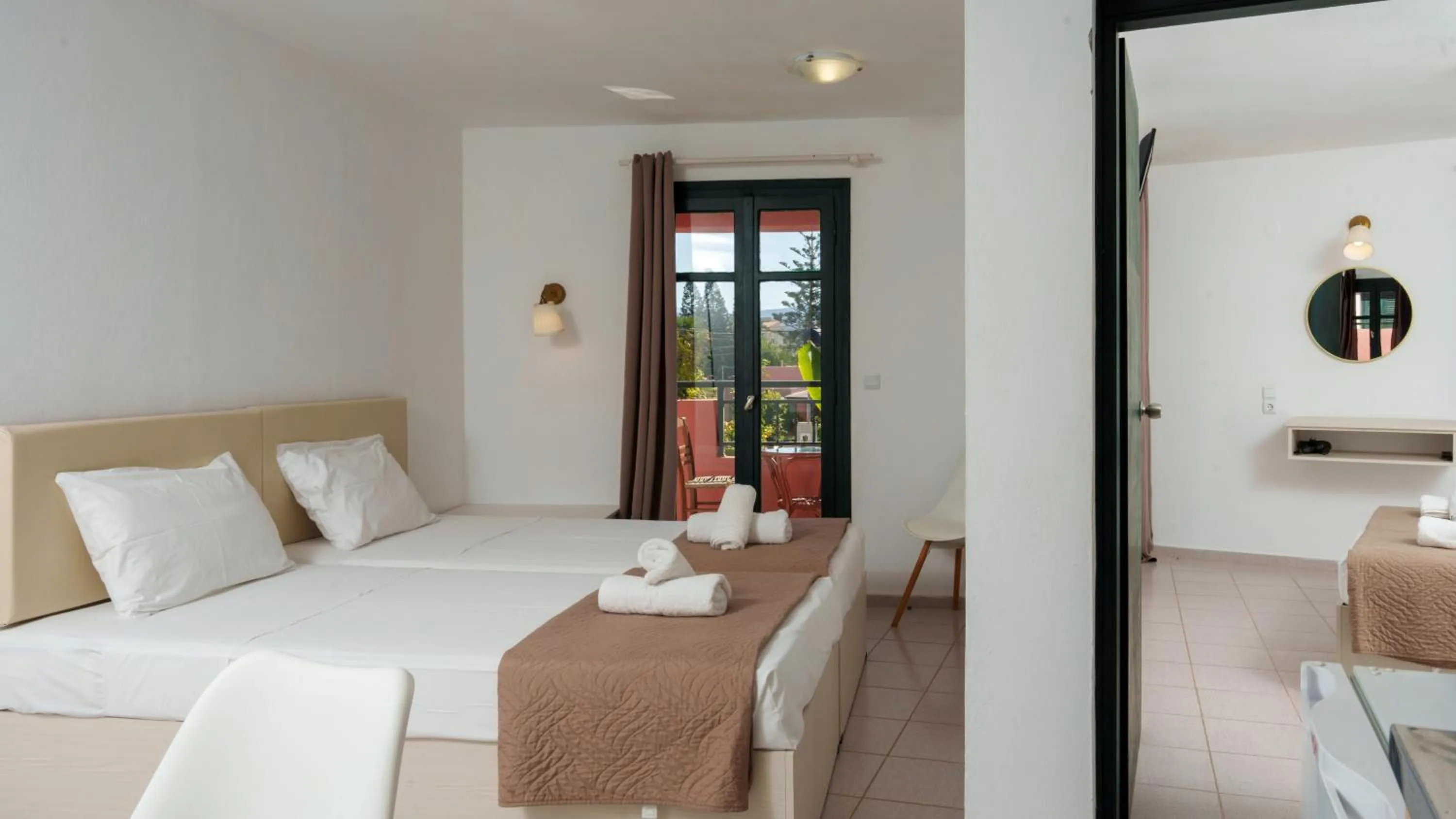 Bedroom, Bed in Kri-Kri Village Holiday Apts by Estia