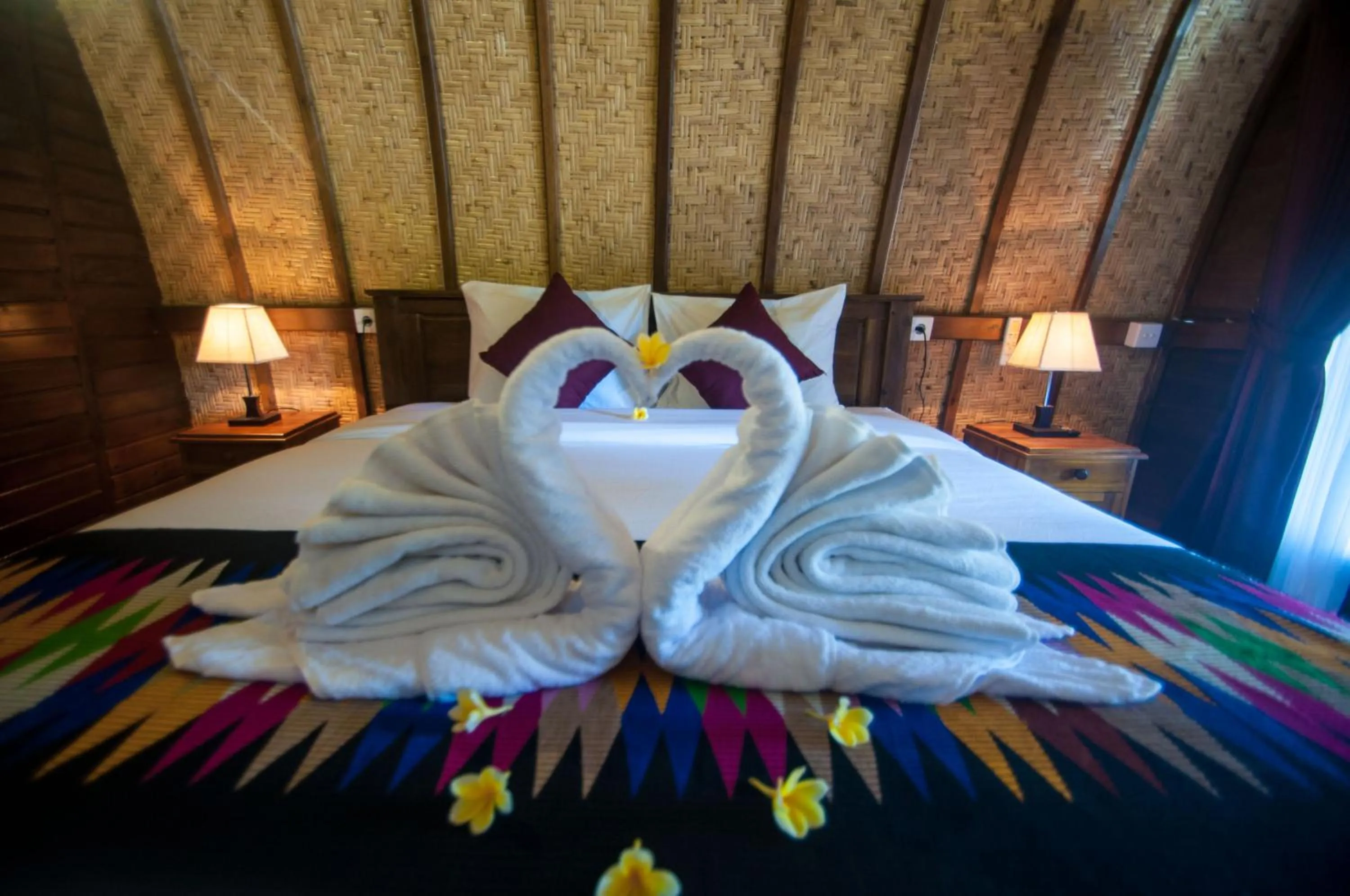 Bed in Jona Bungalow