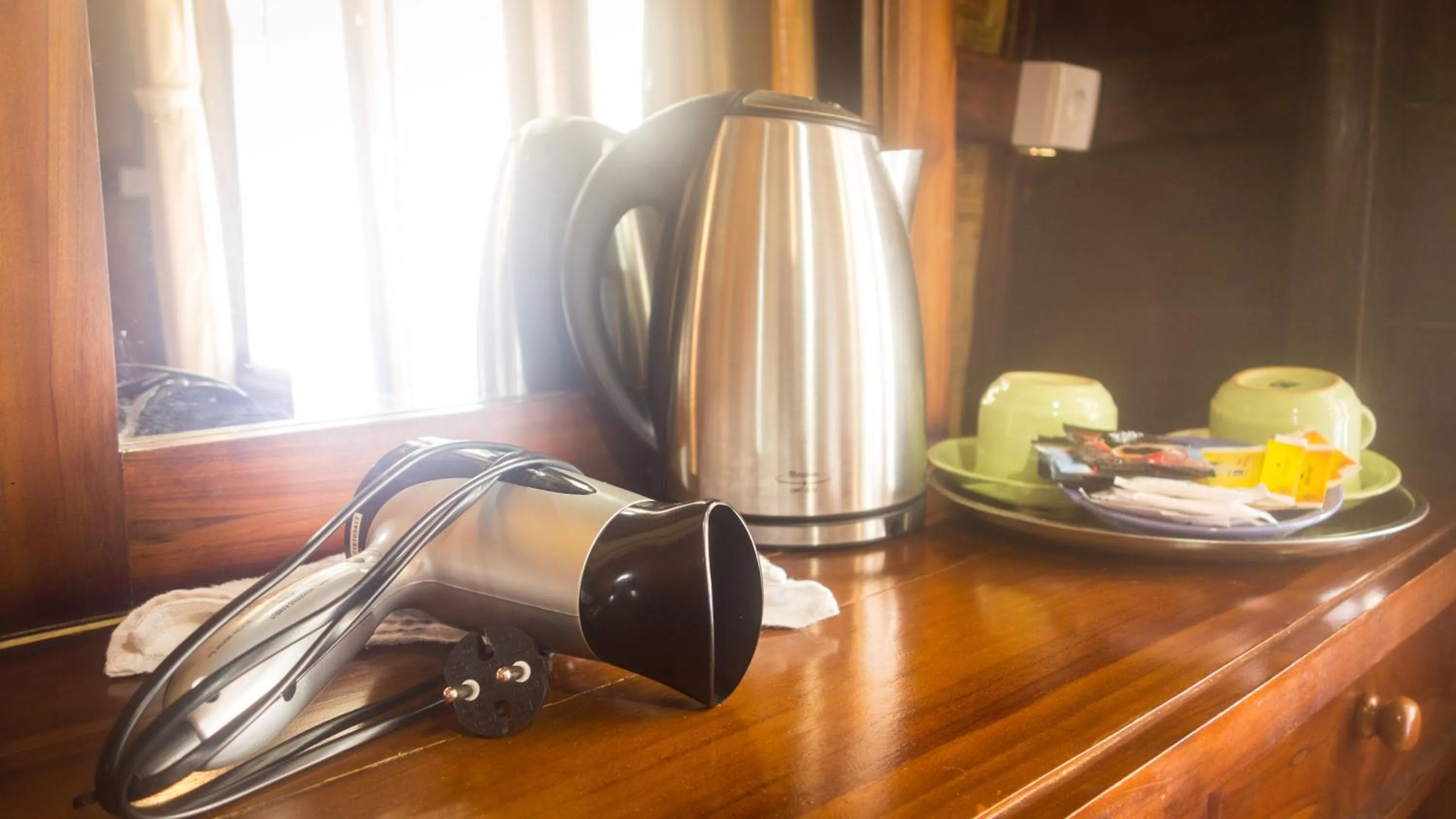 Coffee/tea facilities in Jona Bungalow
