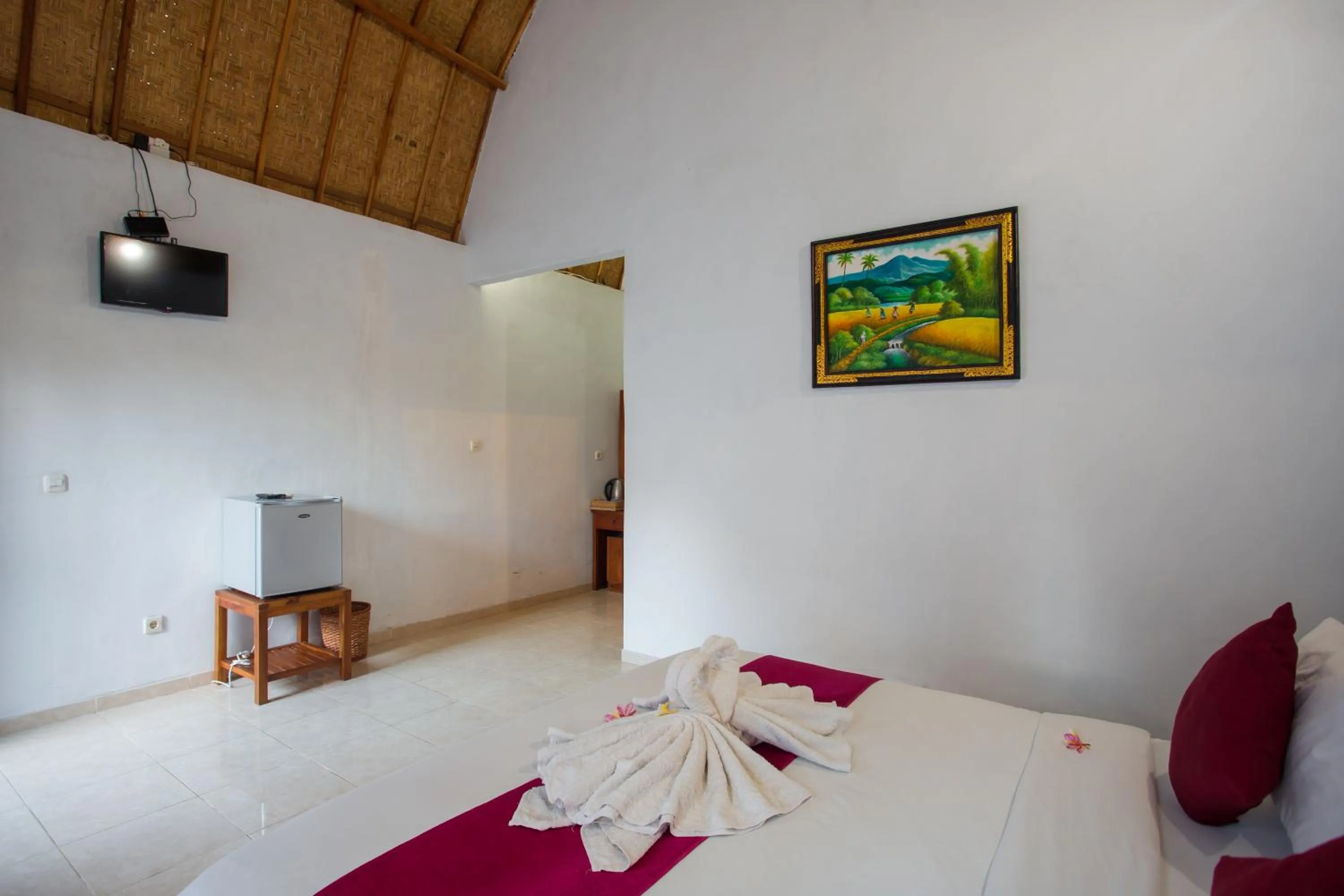 Bed in Jona Bungalow