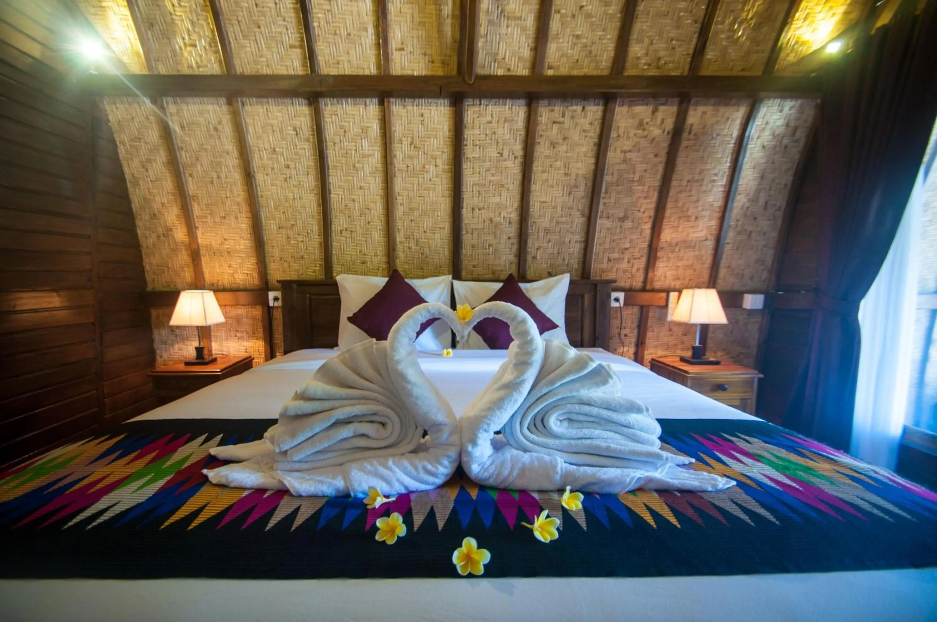 Bed in Jona Bungalow