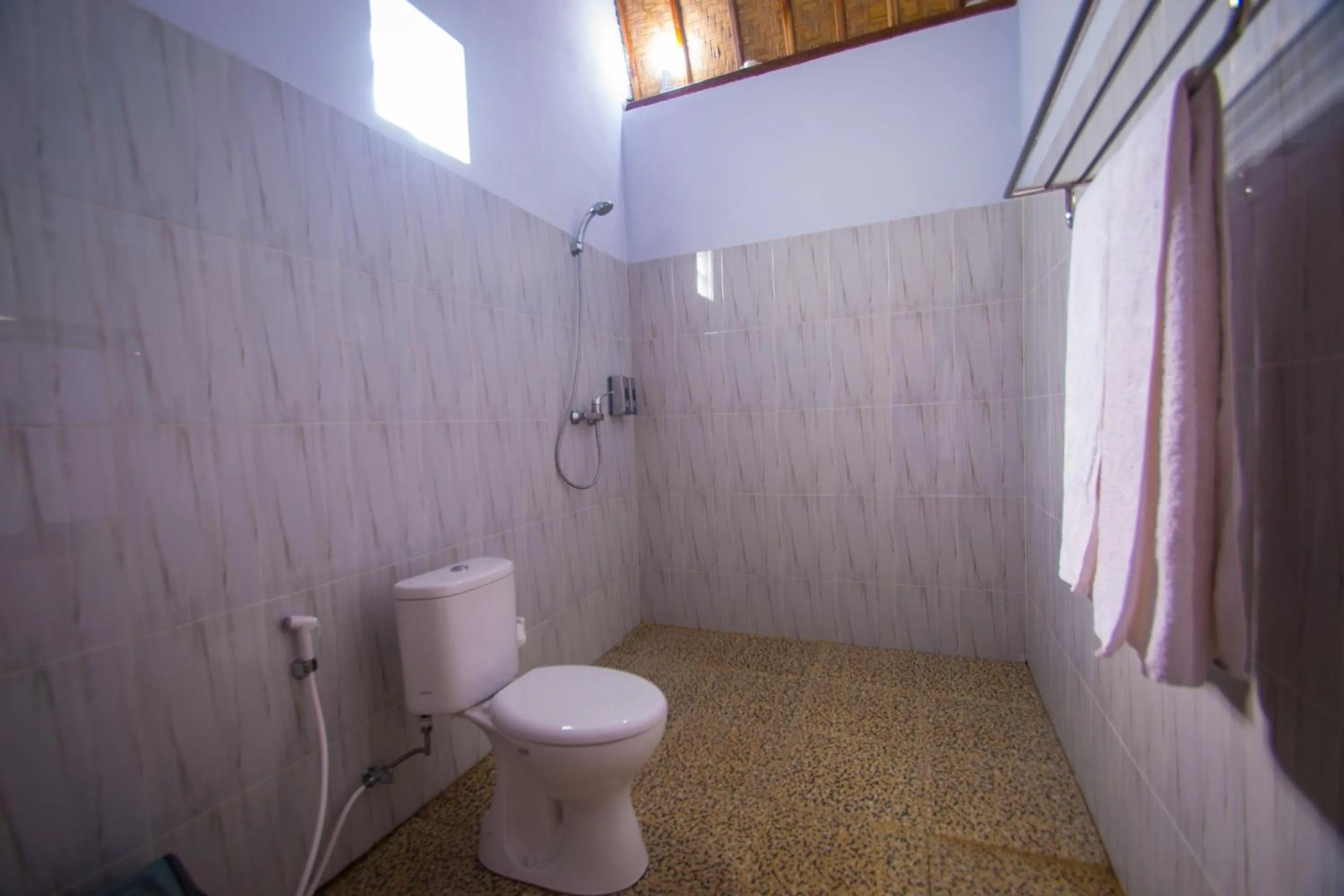 Shower in Jona Bungalow