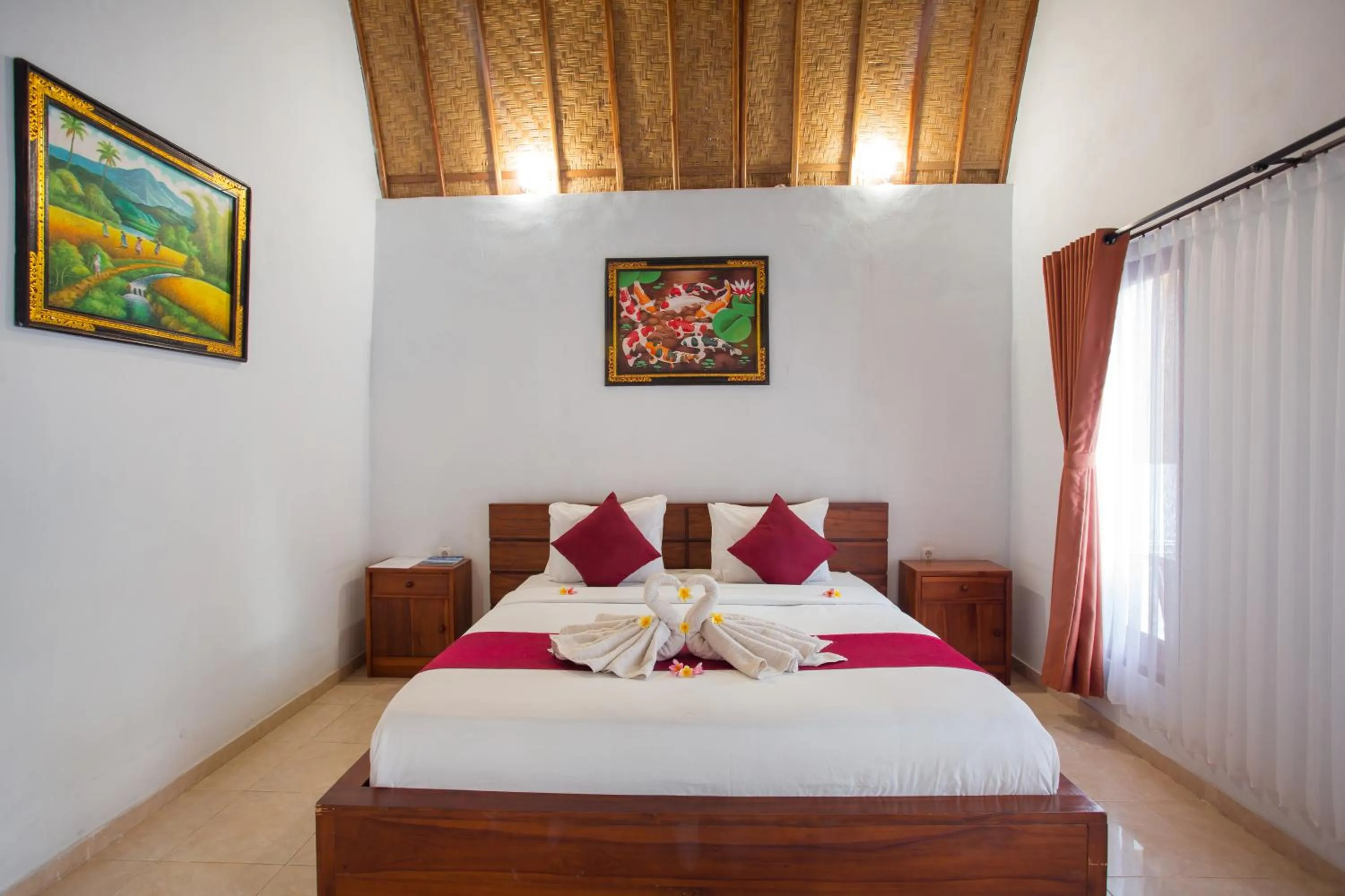 Bed in Jona Bungalow