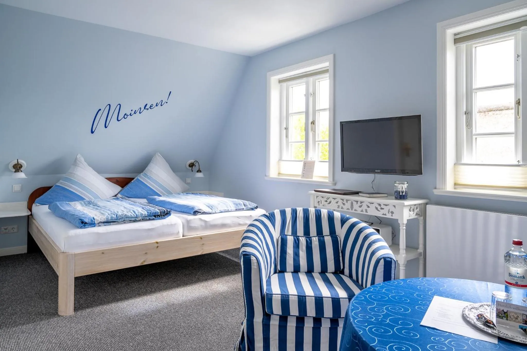 Bedroom, Bed in Inselhotel Arfsten