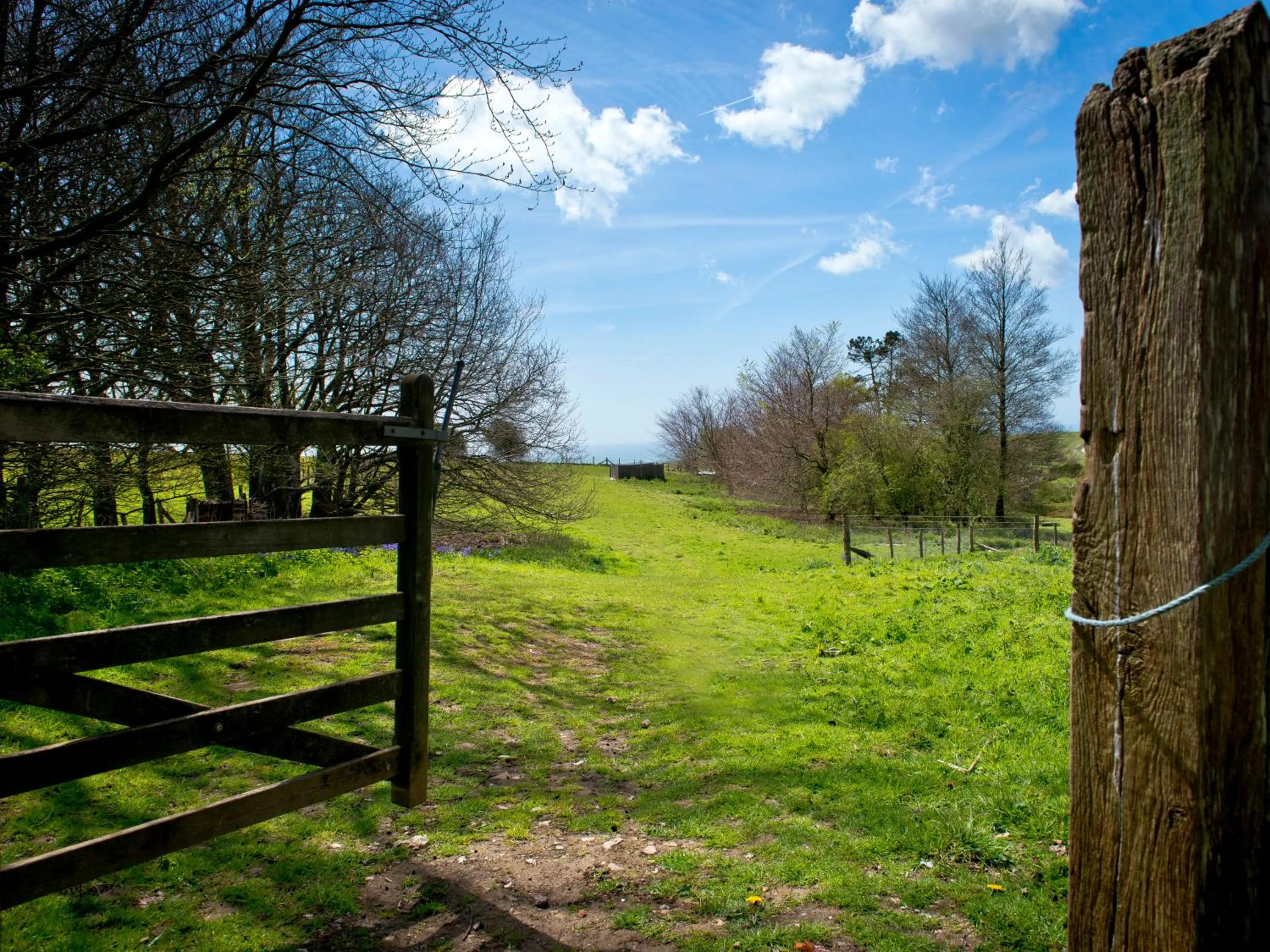 Natural landscape in YHA Truleigh Hill