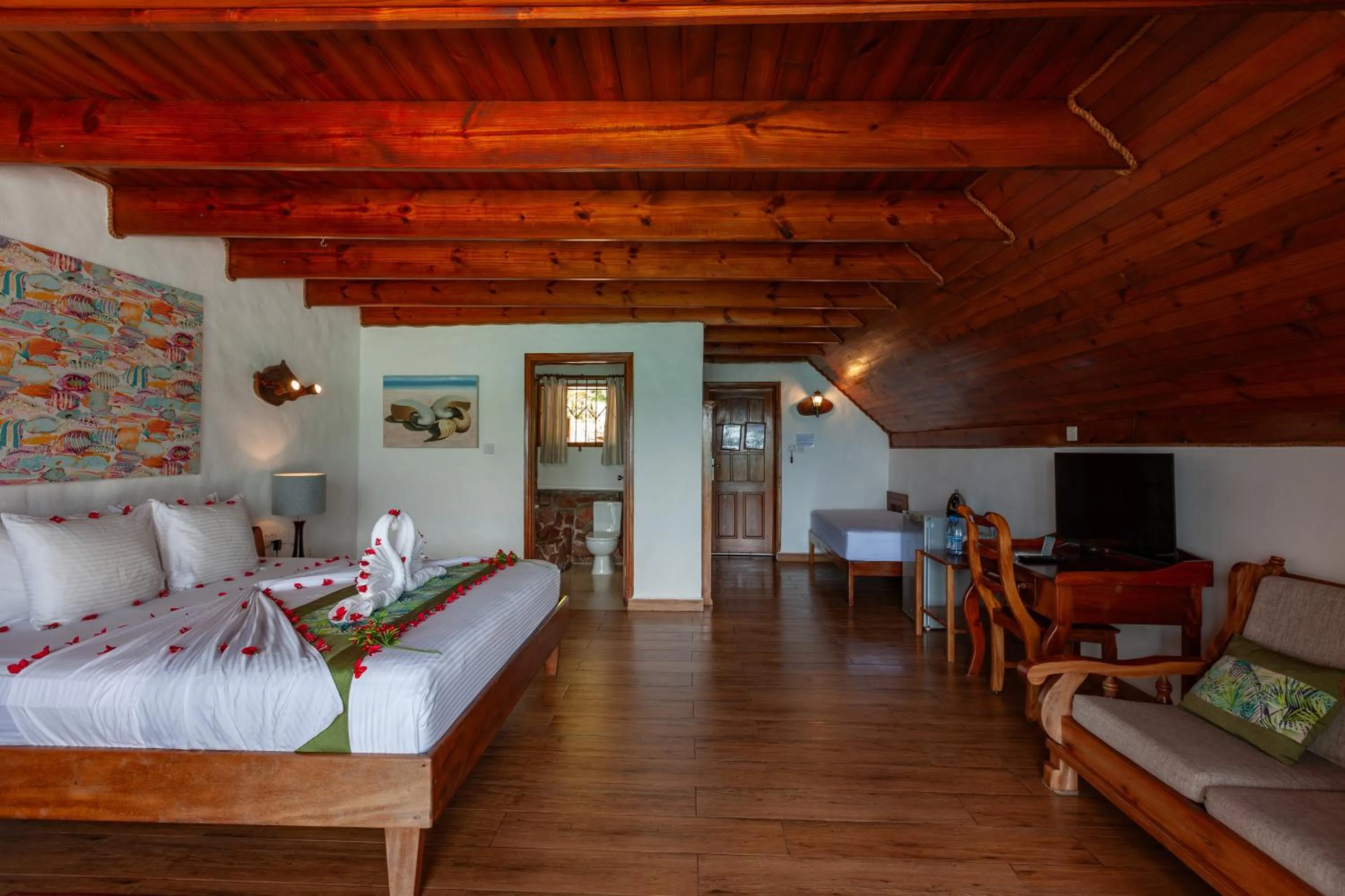 Bed in Colibri Hotel