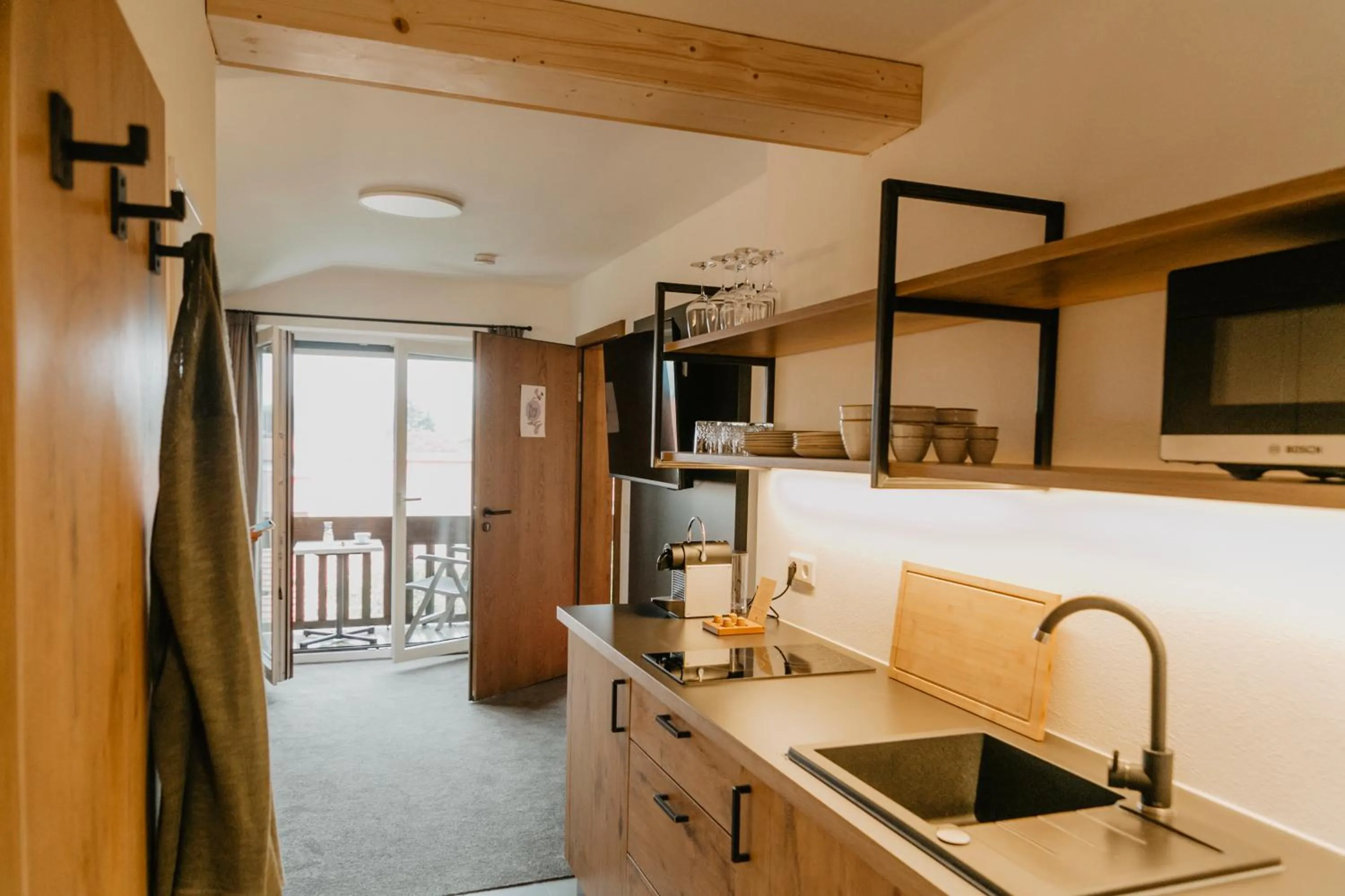 Kitchen or kitchenette in Weßner Hof Landhotel & Restaurant