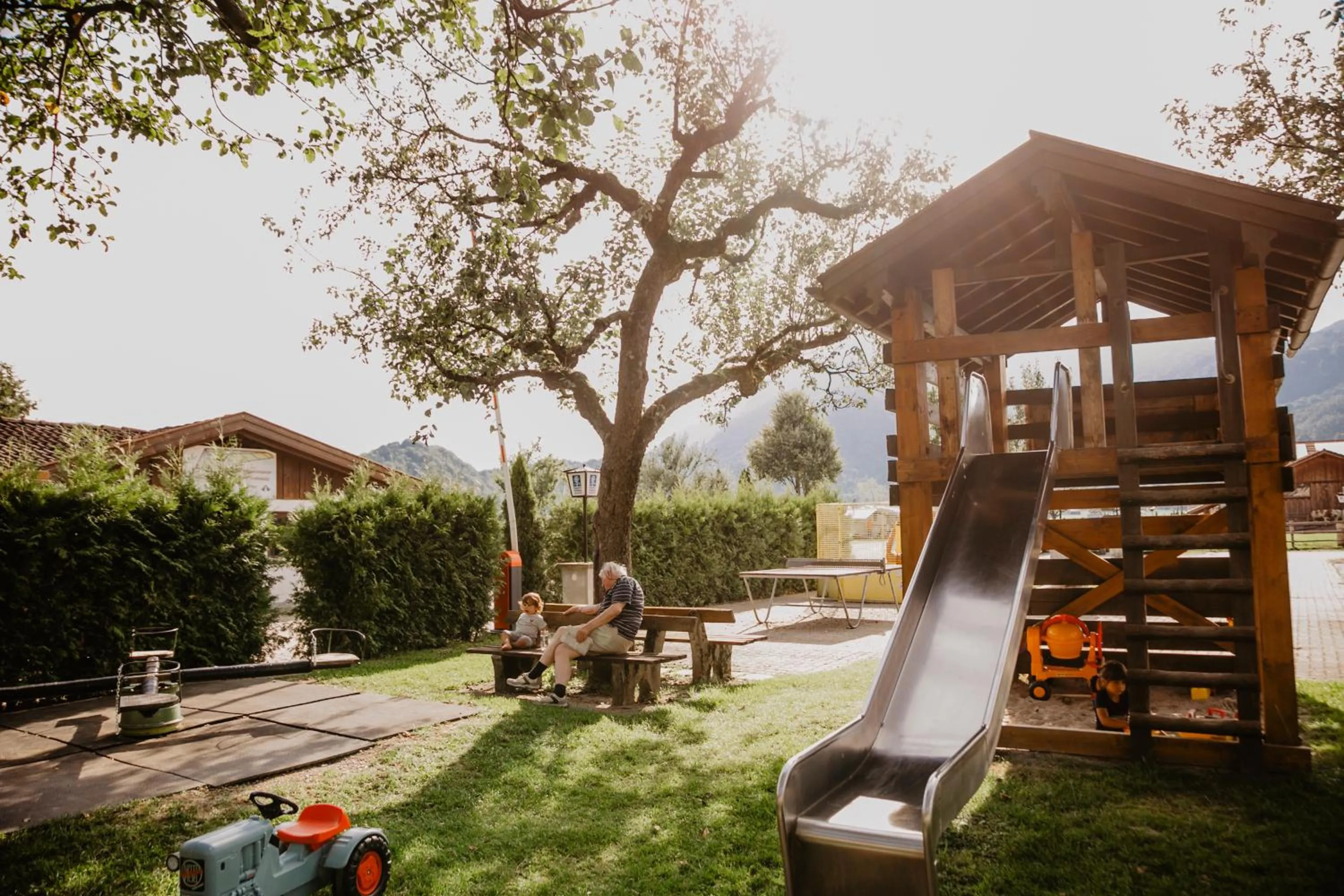 Children play ground in Weßner Hof Landhotel & Restaurant