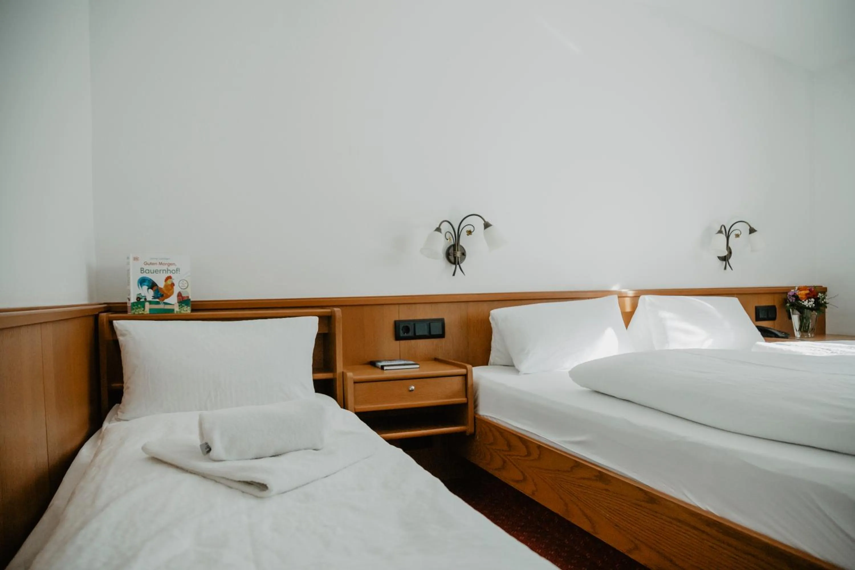 Bed in Weßner Hof Landhotel & Restaurant