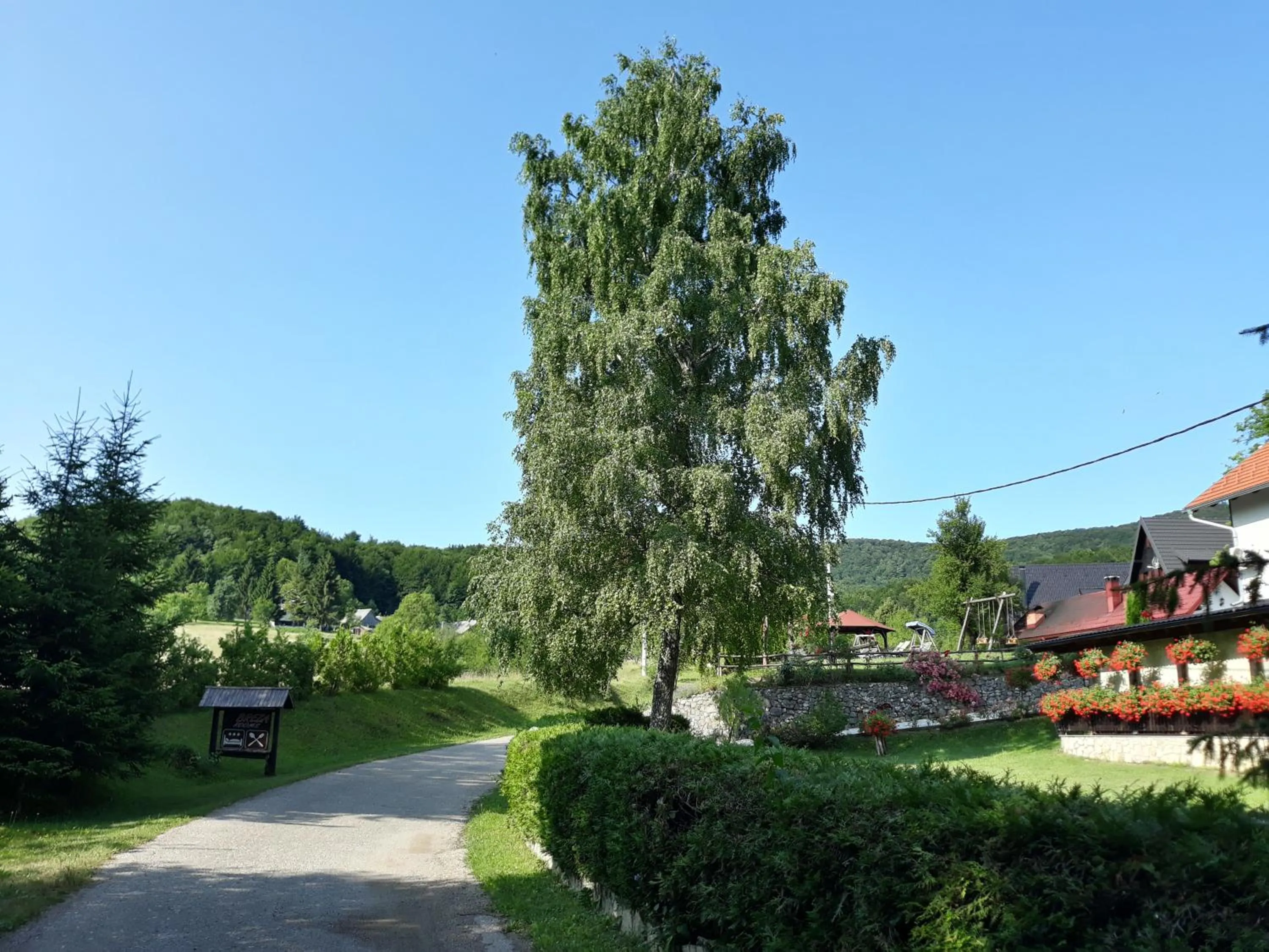 Garden in Pansion Breza