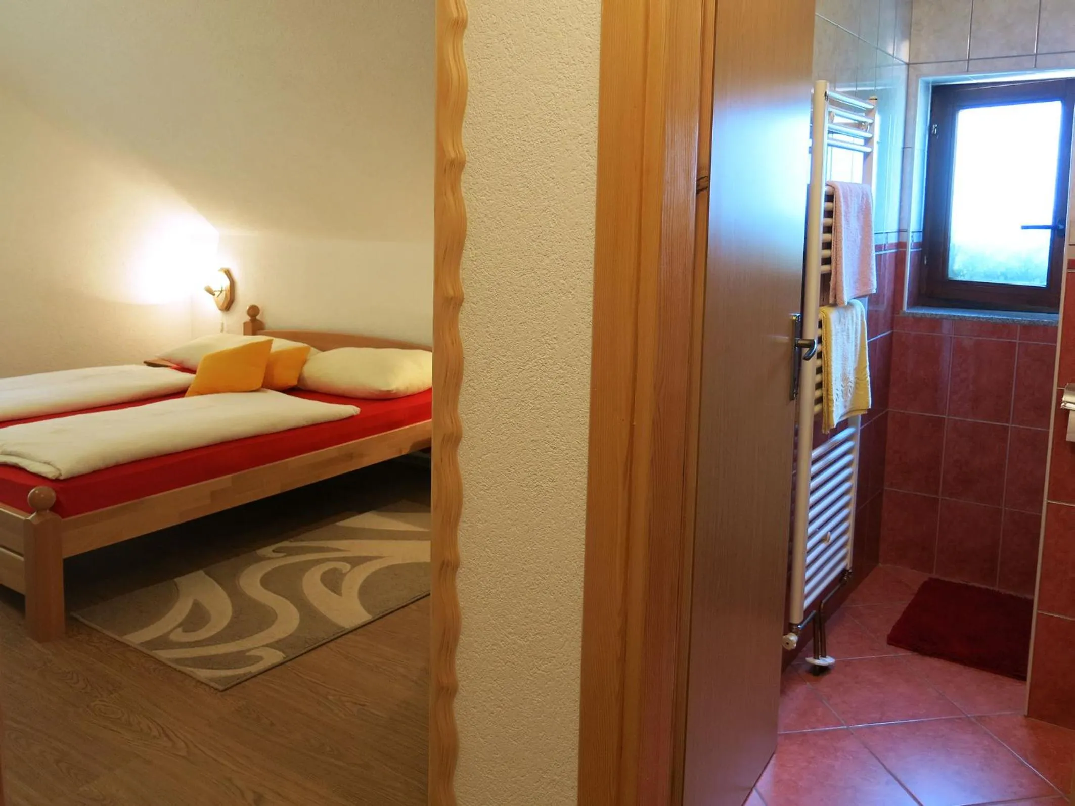 Bathroom, Bed in Pansion Breza