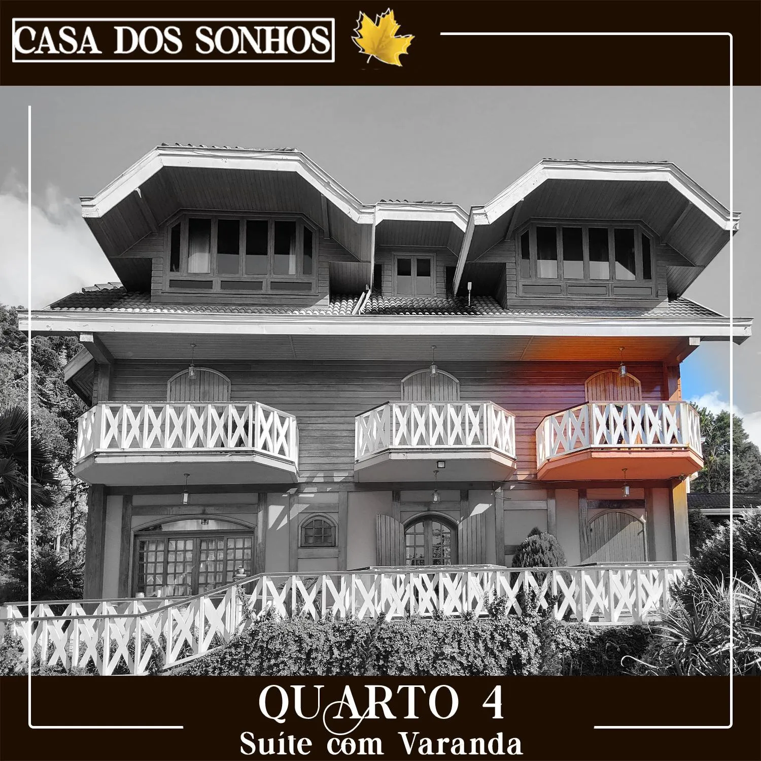 Property building in Pousada Casa dos Sonhos