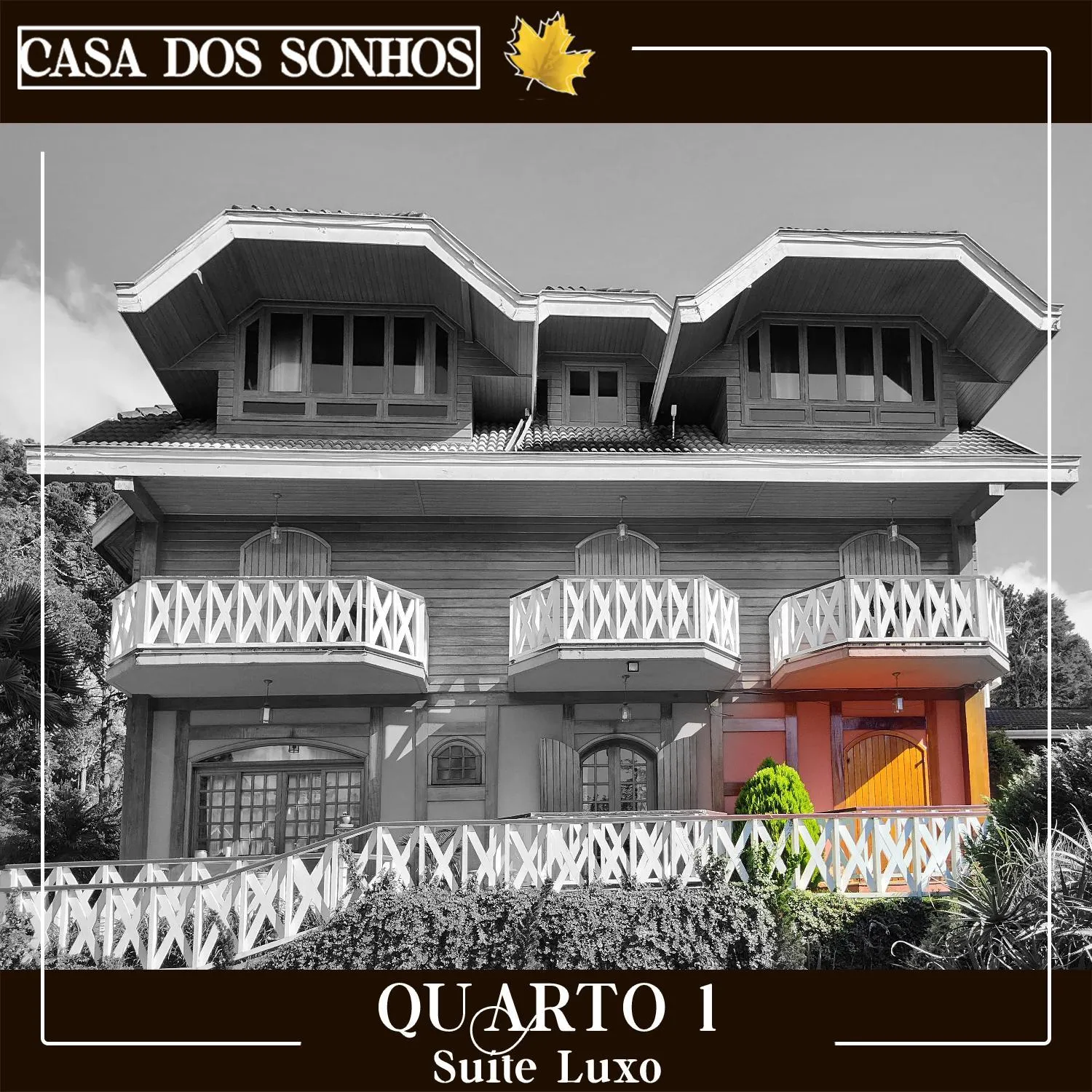 Property building in Pousada Casa dos Sonhos