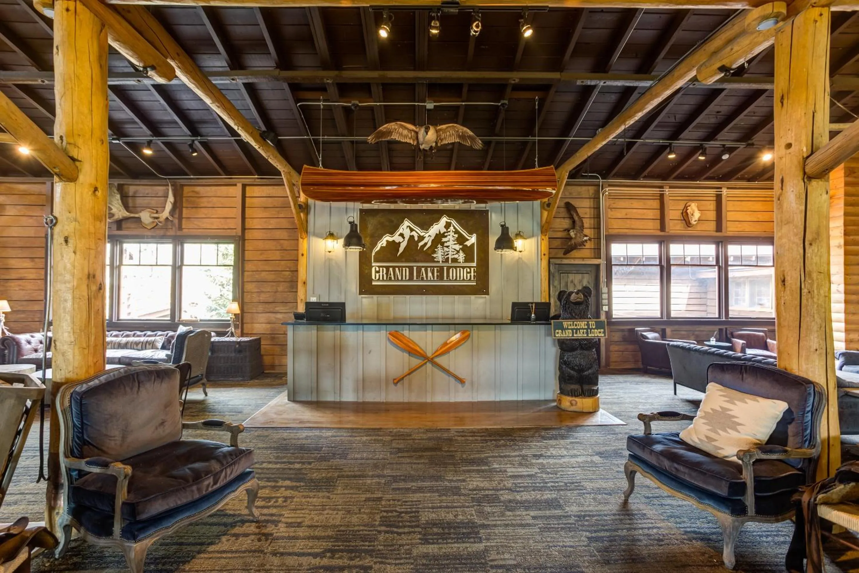 Lobby or reception in Grand Lake Lodge