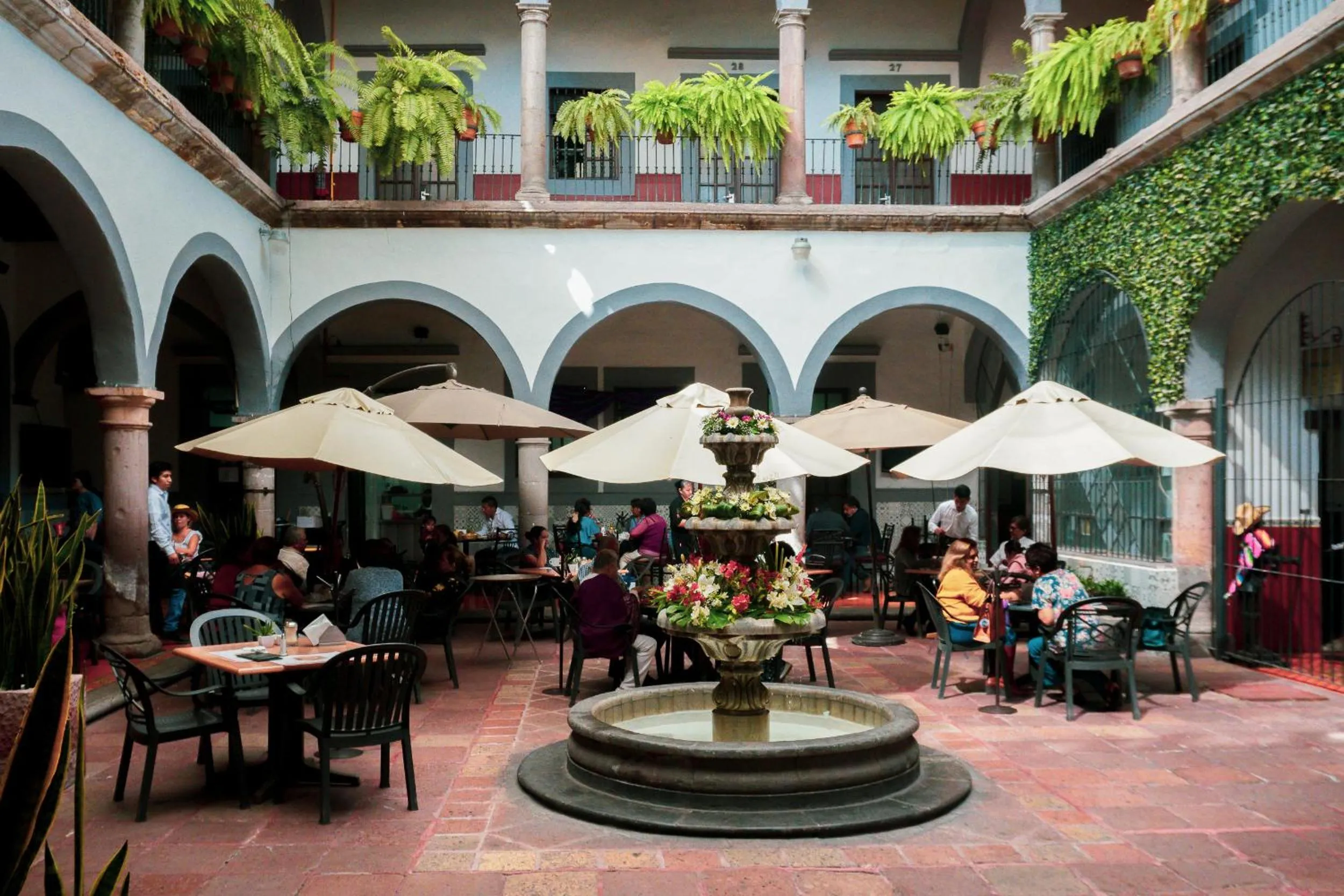 Patio in Hotel Hidalgo