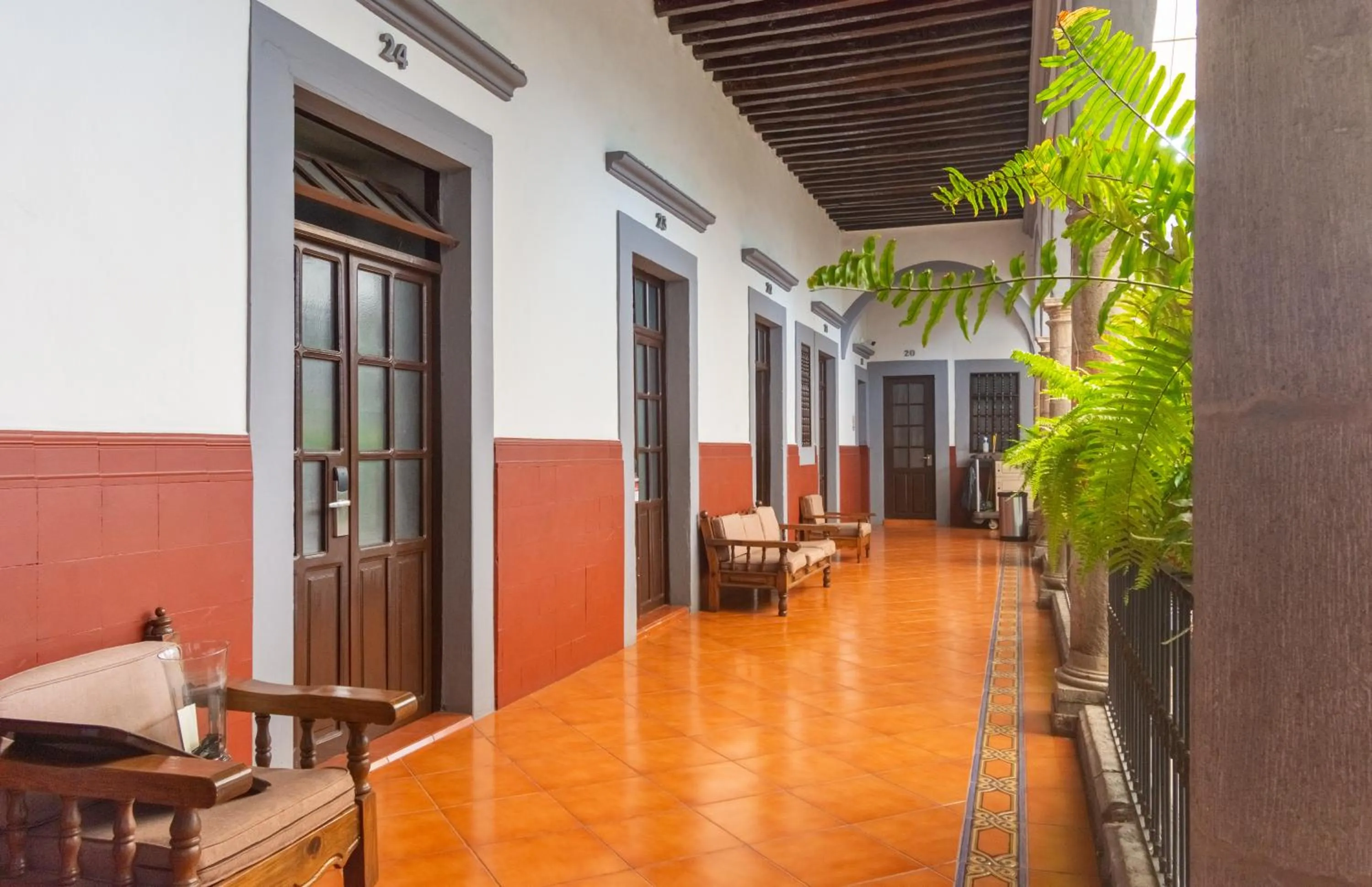 Decorative detail in Hotel Hidalgo