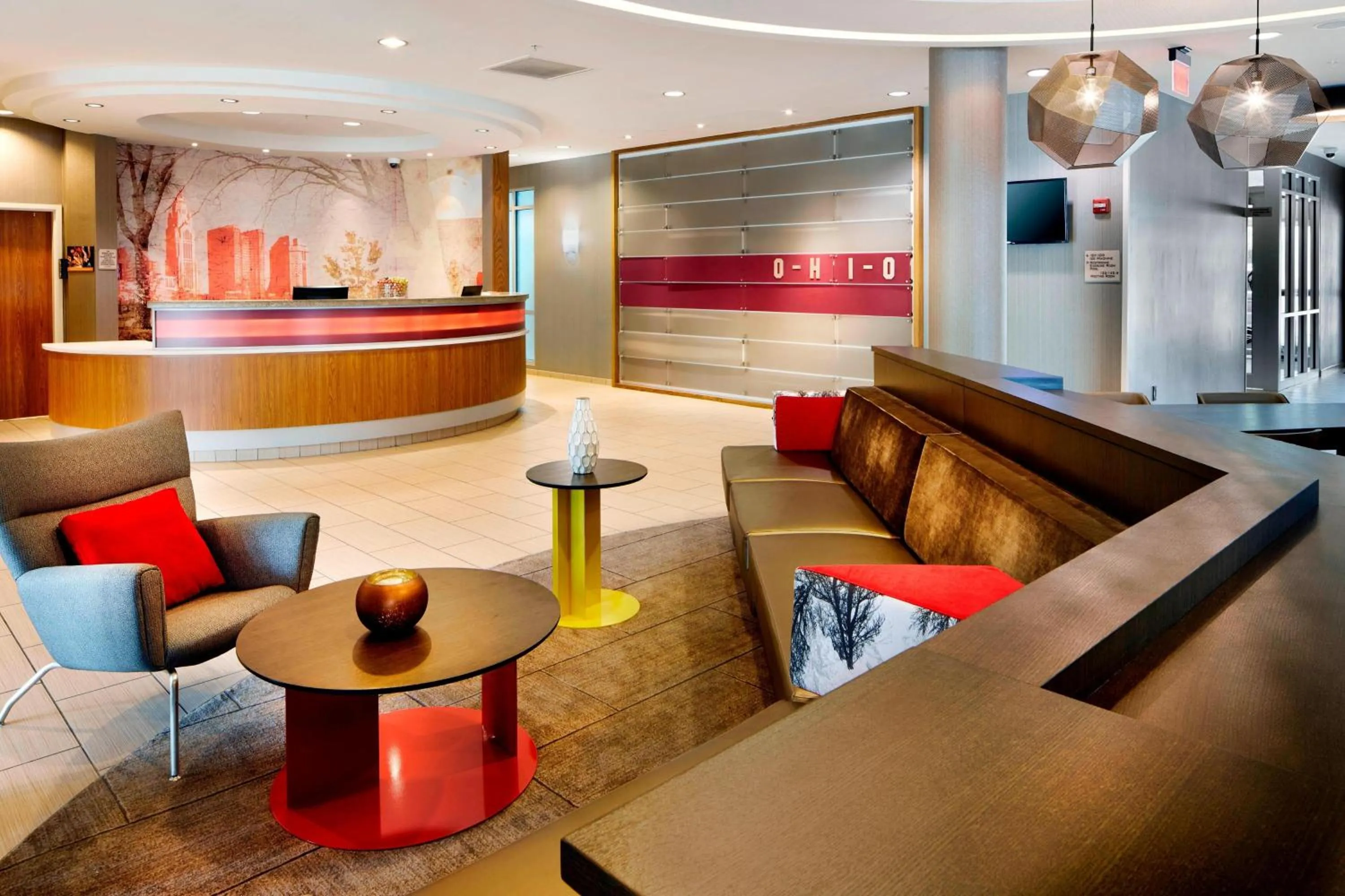 Lobby or reception in SpringHill Suites by Marriott Columbus OSU