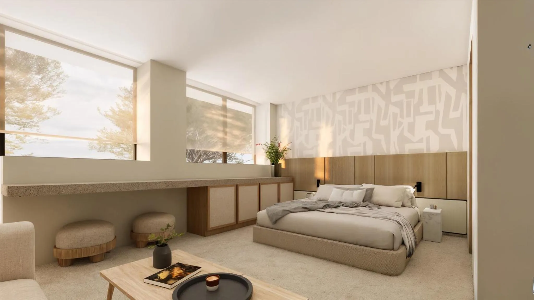 Bed in Kleopatra Inn