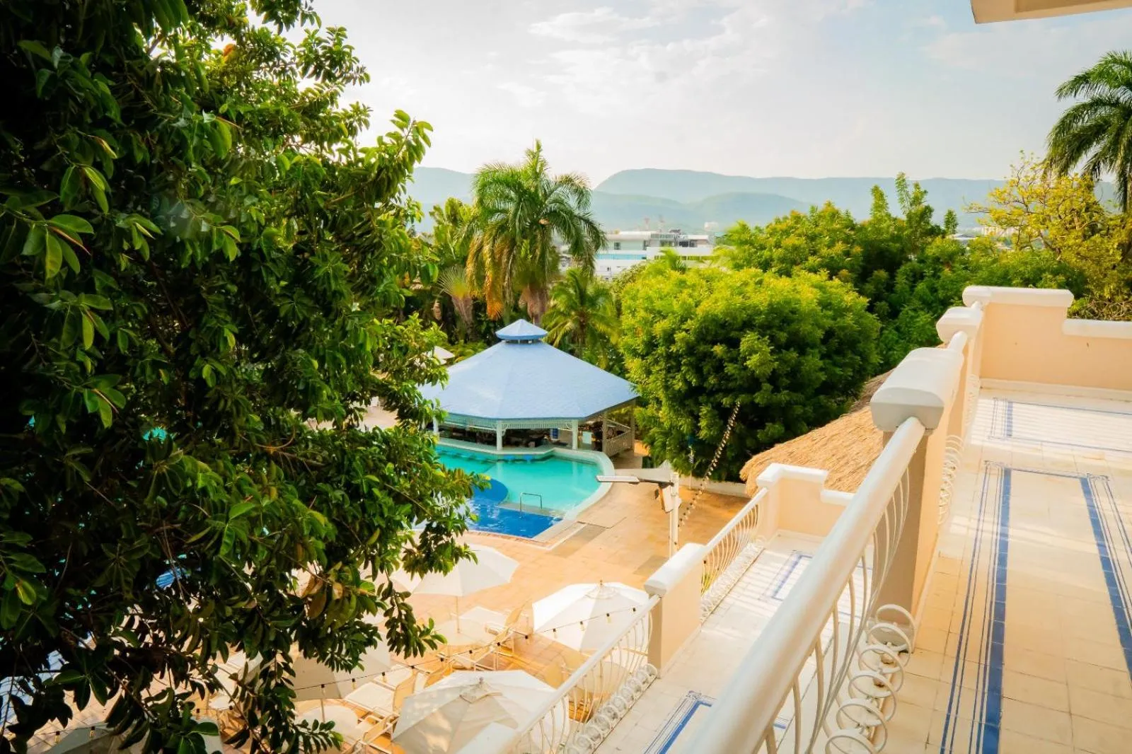 Swimming pool in Hotel Tocarema