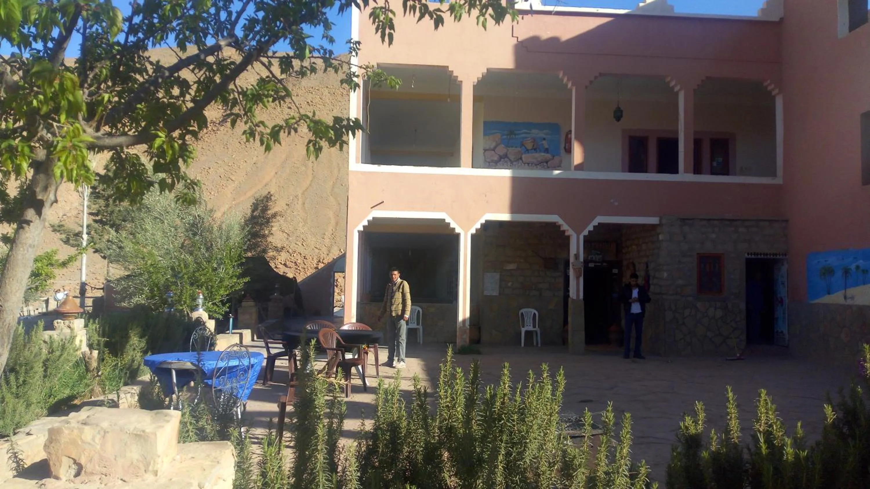 Balcony/Terrace in Auberge Camping BOUGAFER Tamtetoucht