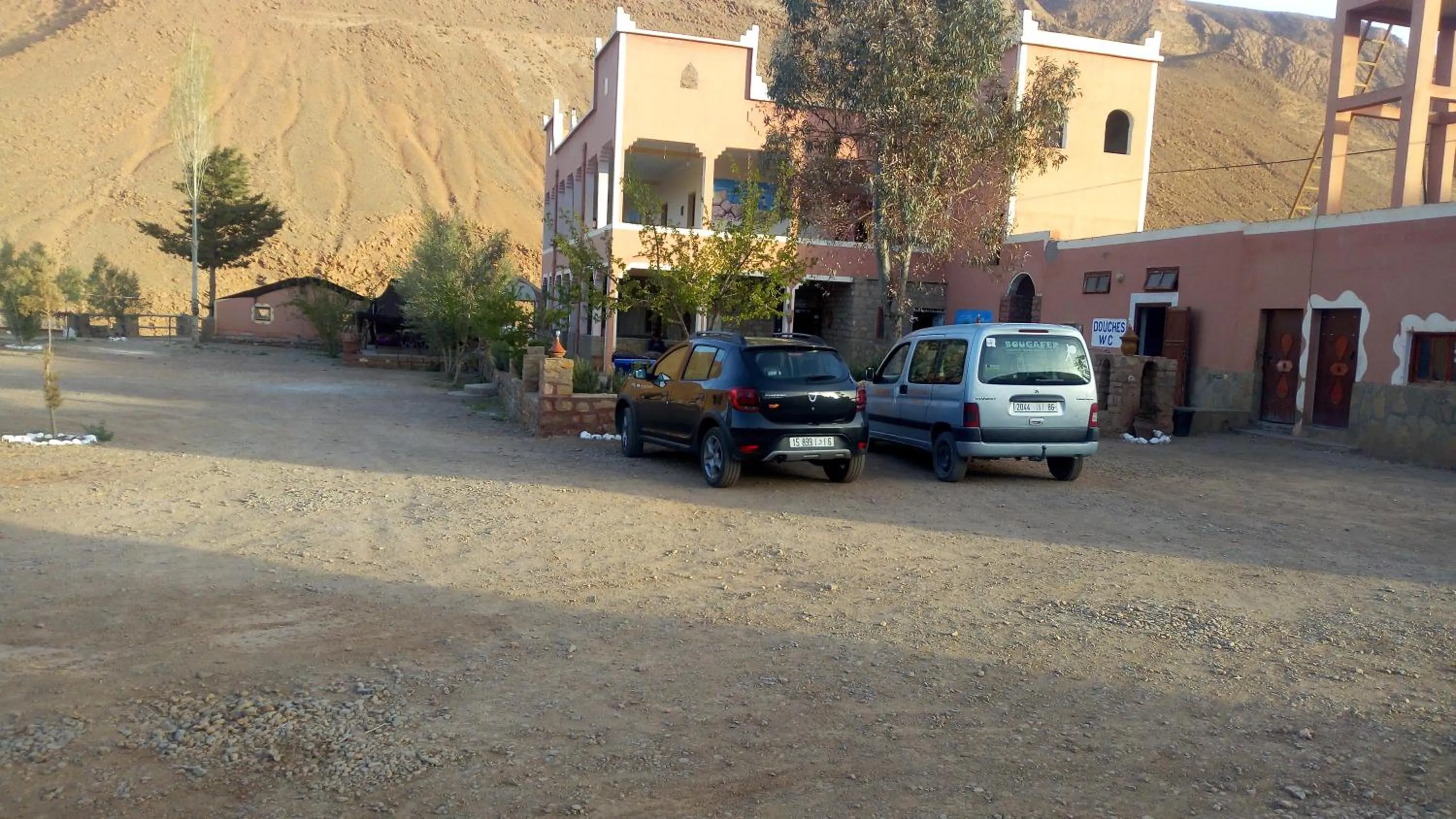 Balcony/Terrace in Auberge Camping BOUGAFER Tamtetoucht