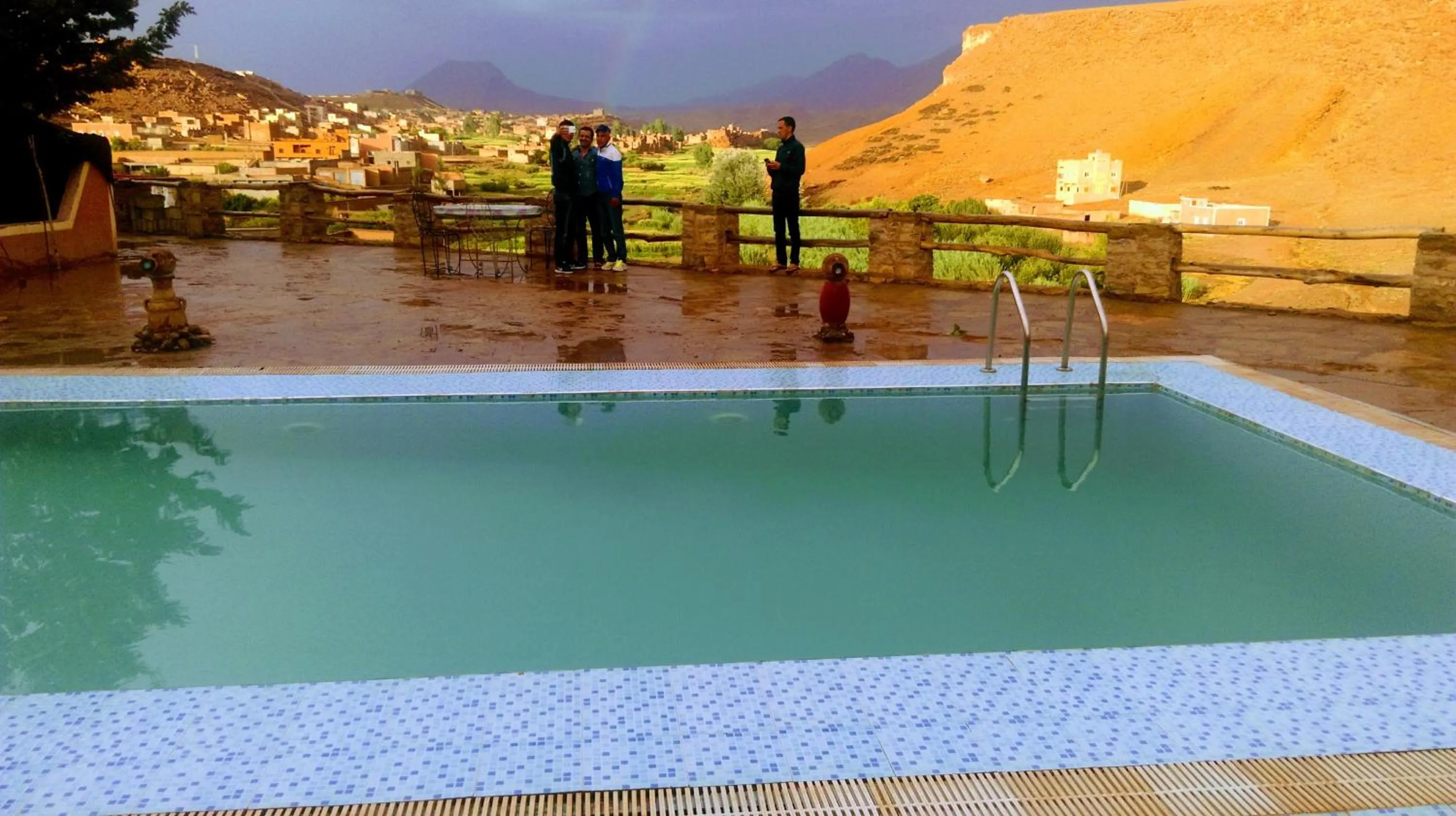 Swimming pool in Auberge Camping BOUGAFER Tamtetoucht