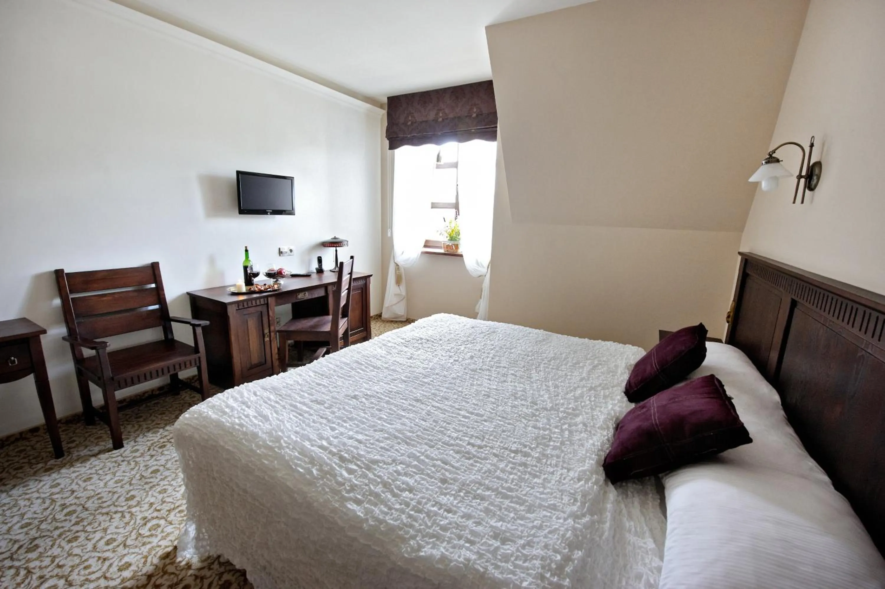 Bed in Hotel Chutor Kozacki