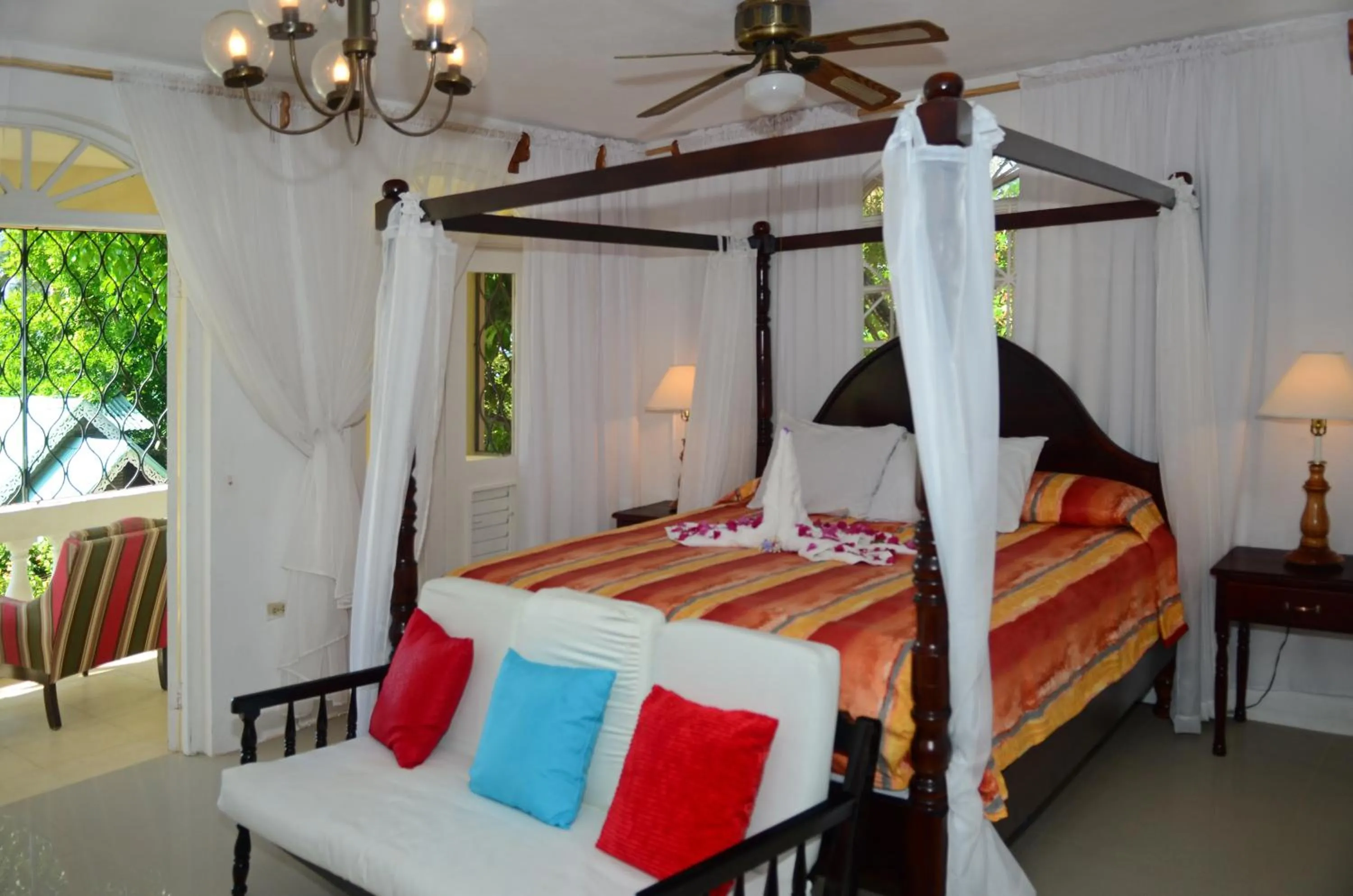 Day, Bed in Firefly Beach Cottages
