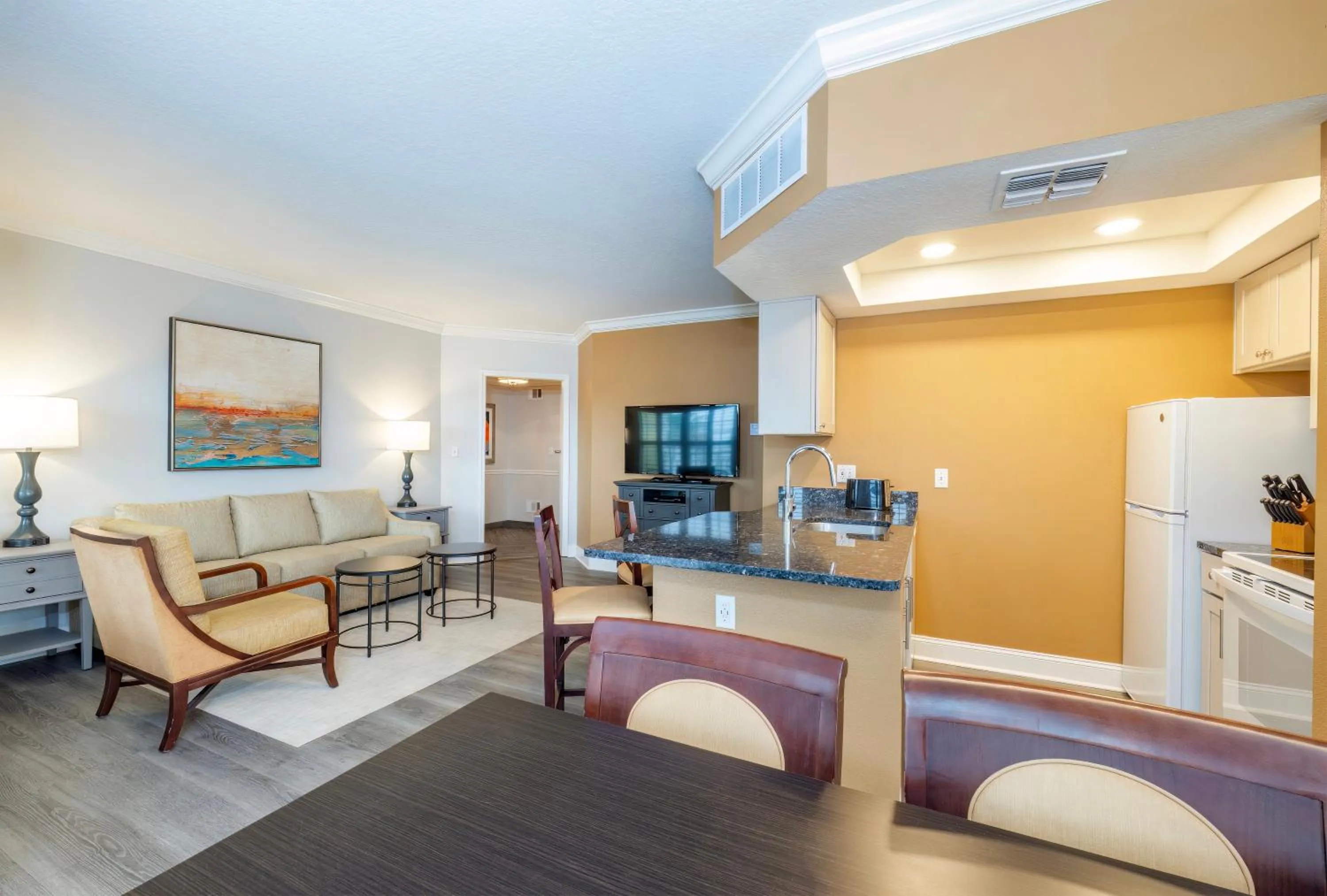 Living room in WorldMark Orlando Kingstown Reef