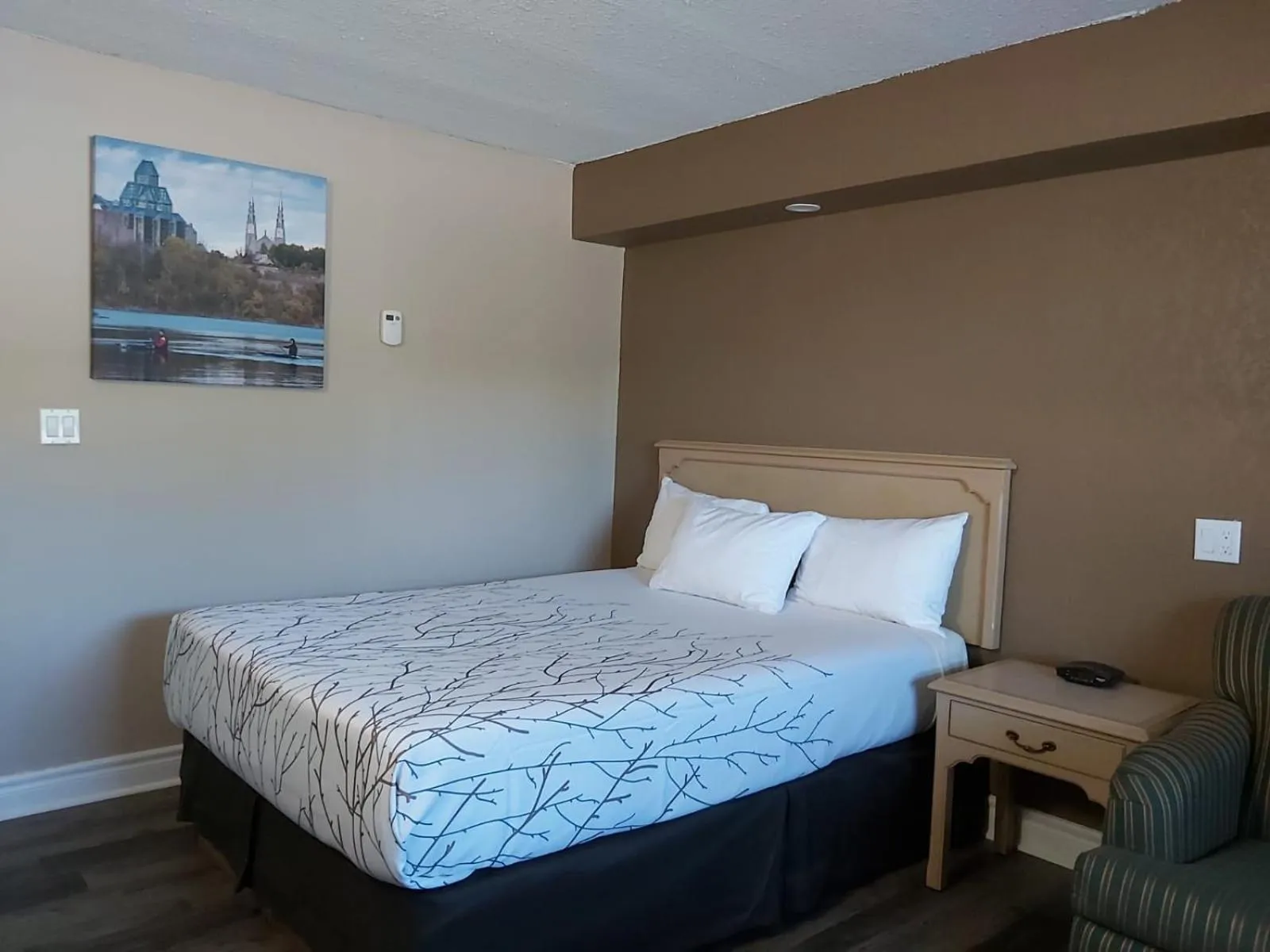 Bed in Arnprior Motor Inn