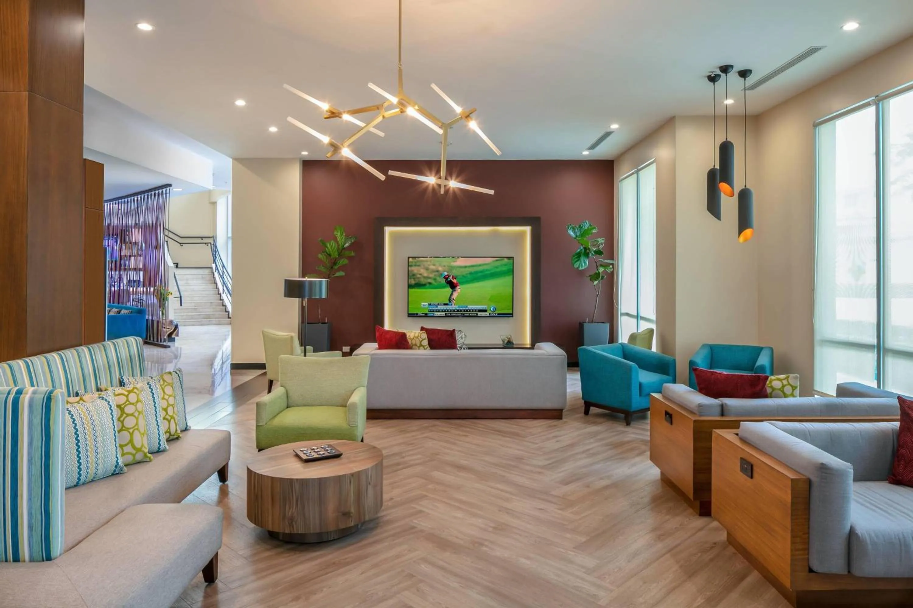 Lobby or reception in Residence Inn by Marriott San Jose Escazu