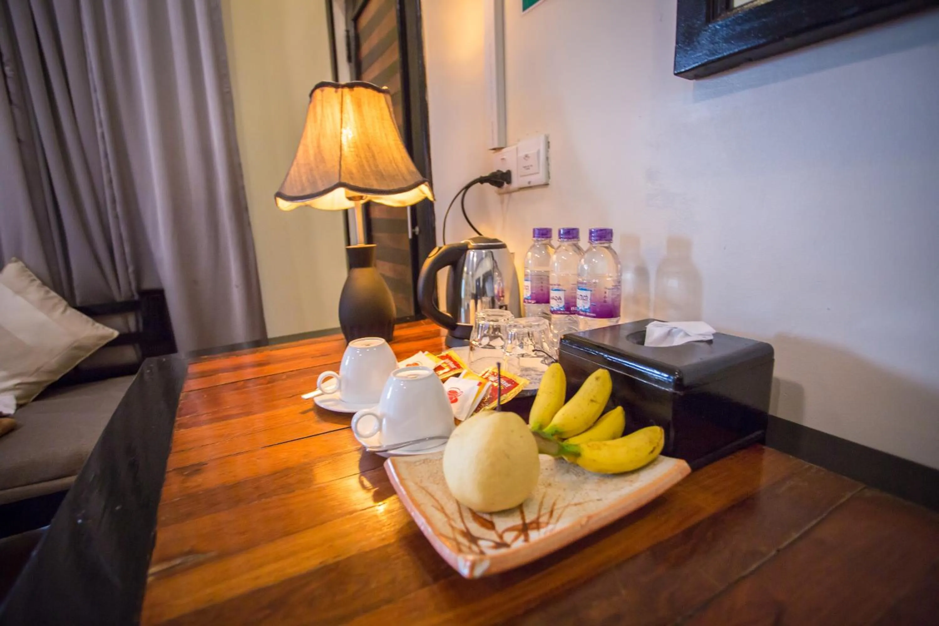 Dining area in The Sanctuary Villa Battambang