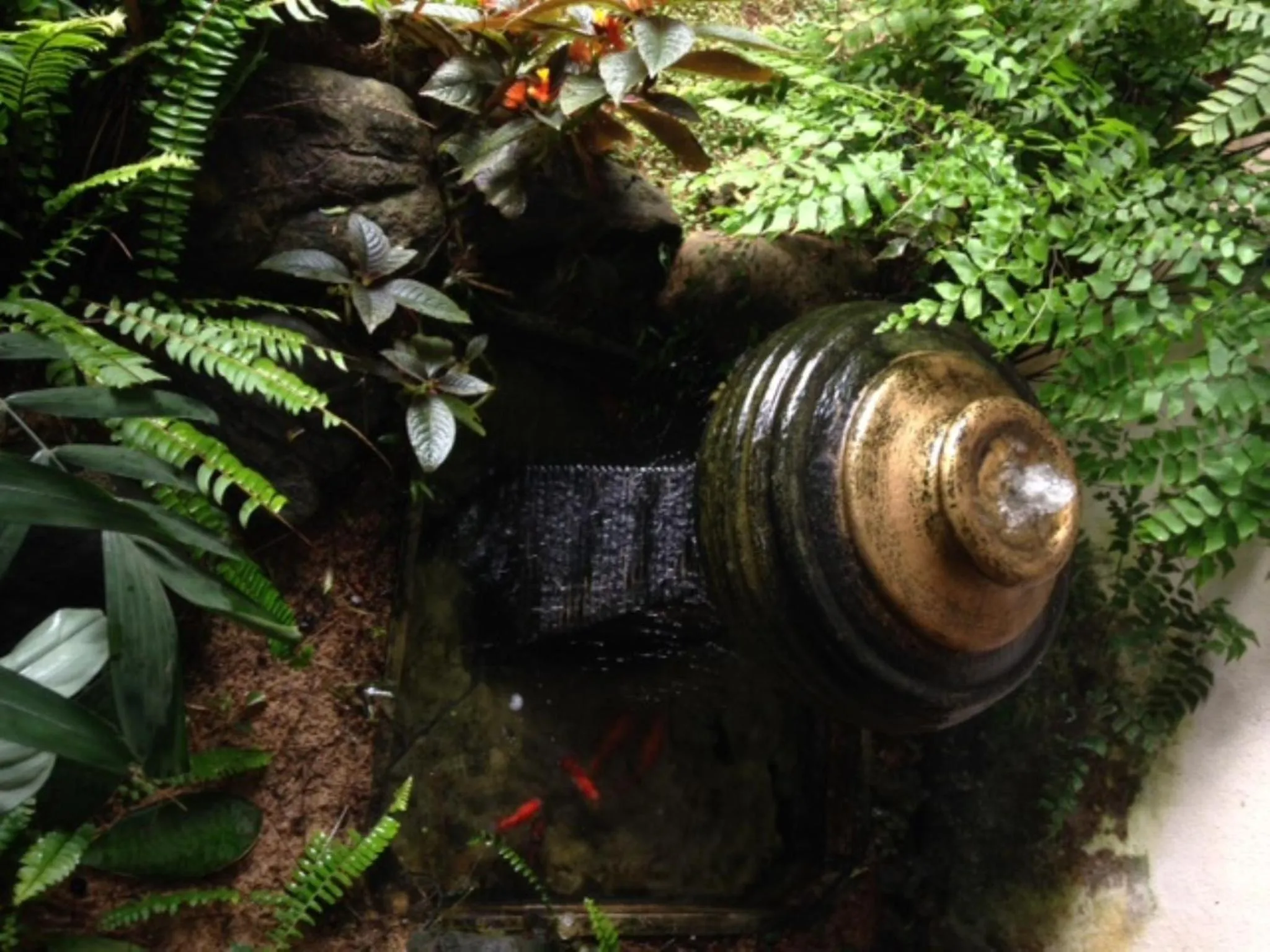 Decorative detail in Silvikris Villa