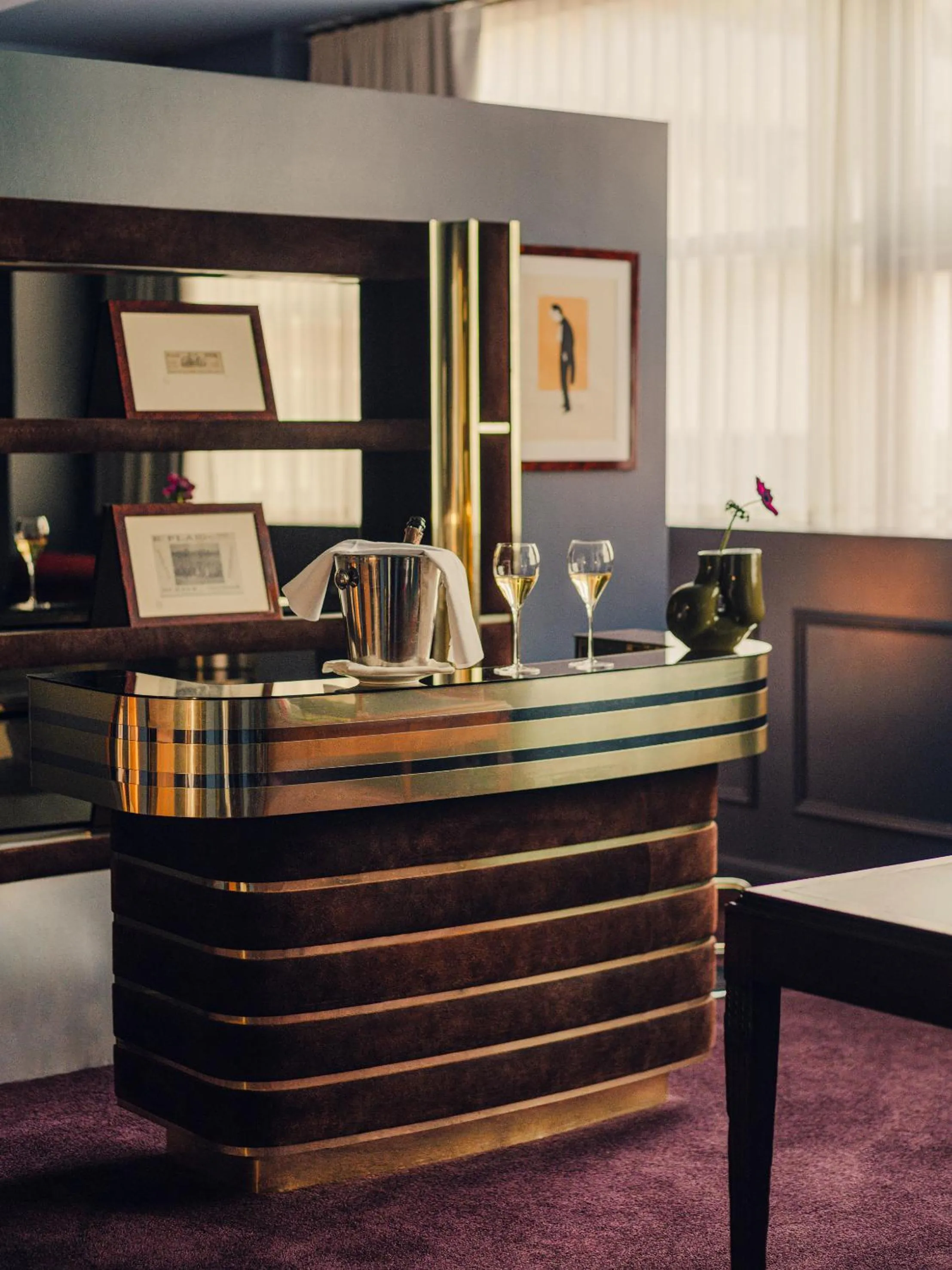 Seating area in Aethos Hotel Milan