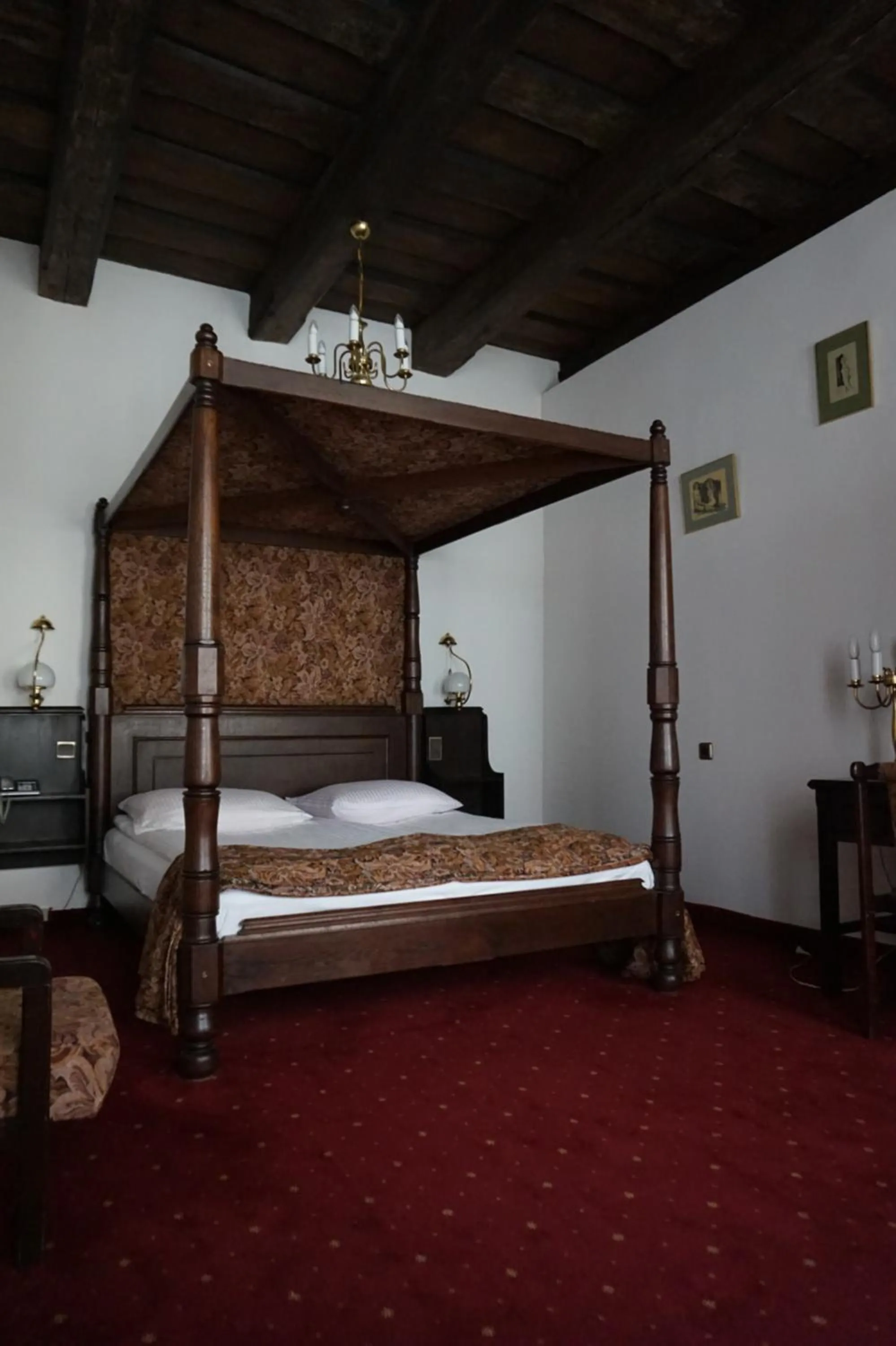 Bed in Hotel Dwór Polski