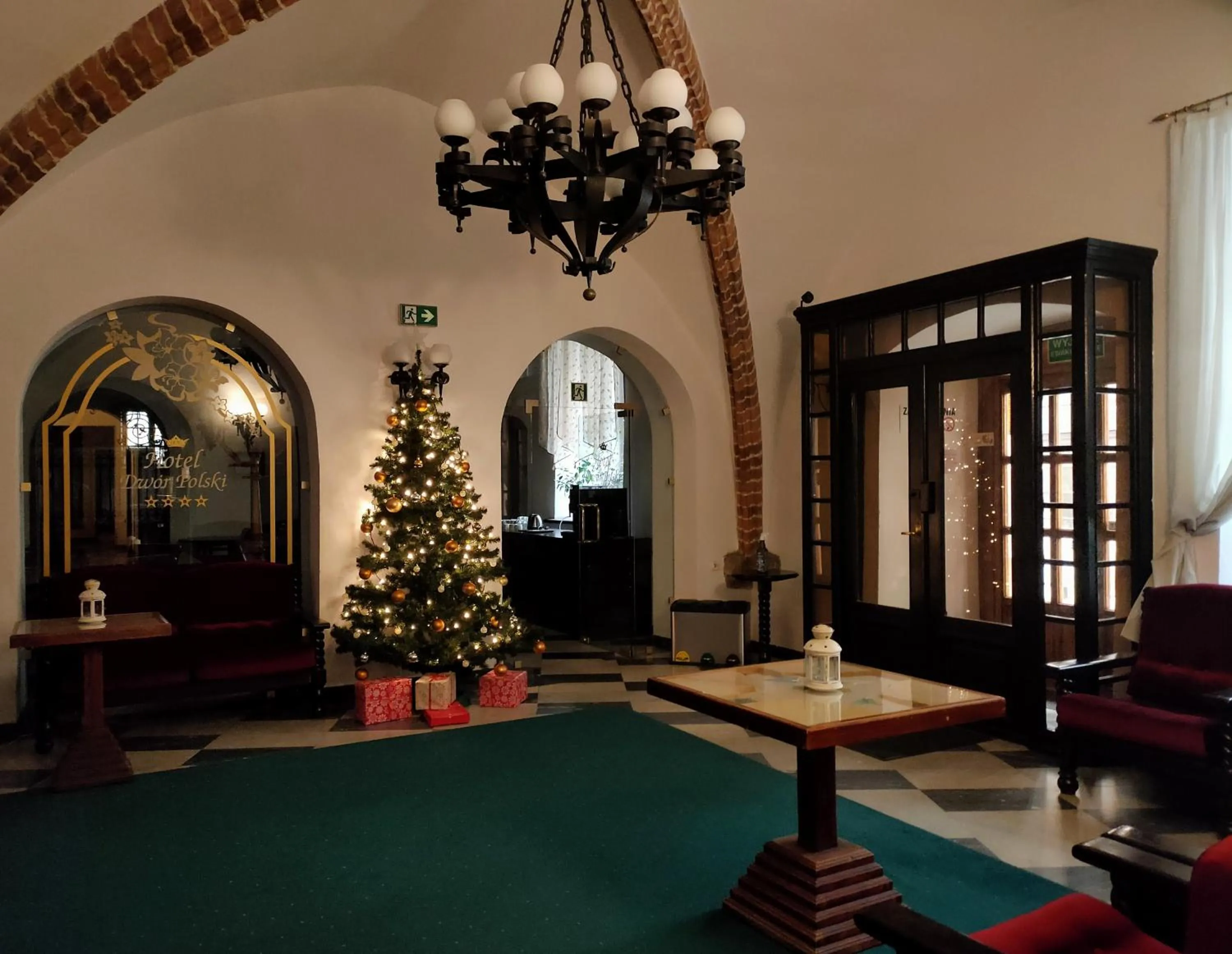Lobby or reception in Hotel Dwór Polski