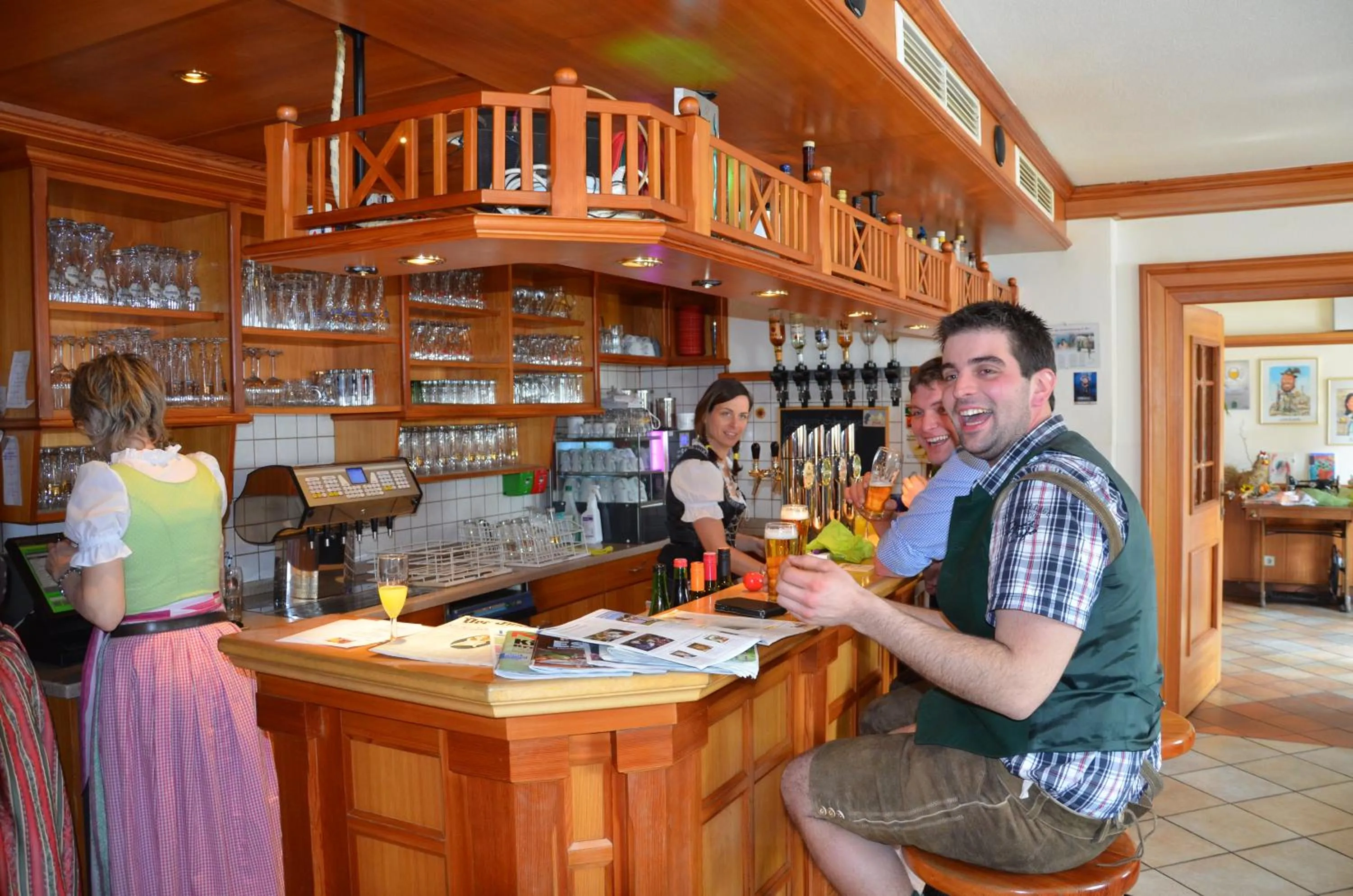 Lounge or bar in Hotel-Restaurant Kirchenwirt Aigen