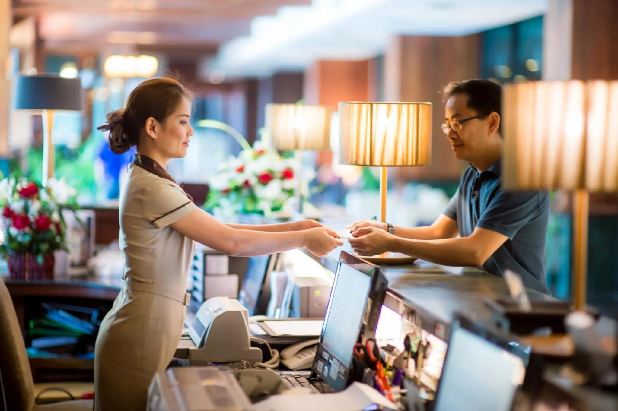 Lobby or reception in Laemtong Serviced Apartment