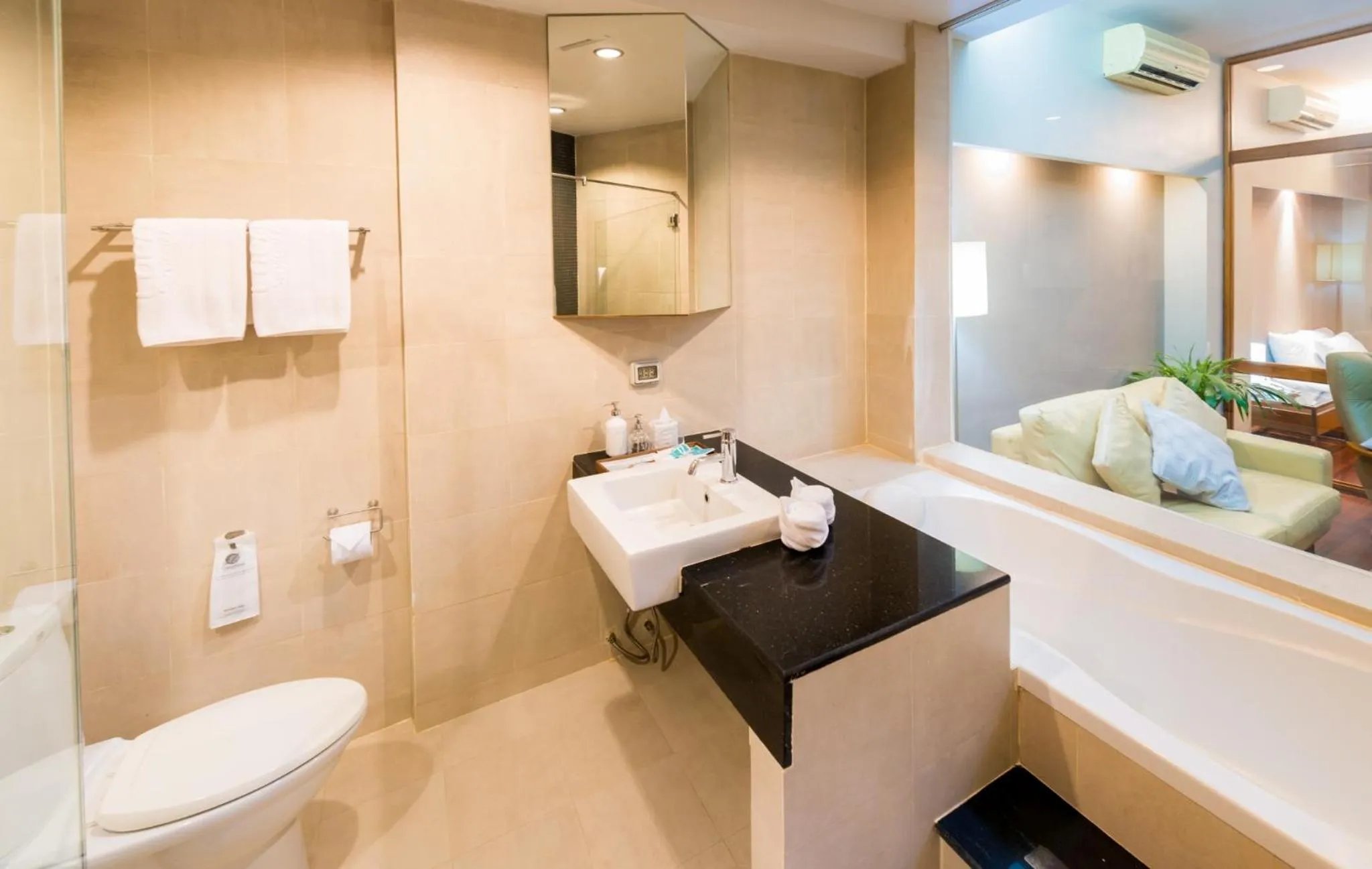 Bathroom in Laemtong Serviced Apartment