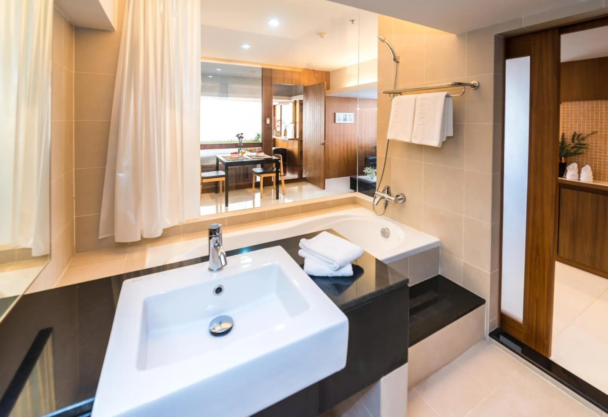 Bathroom in Laemtong Serviced Apartment