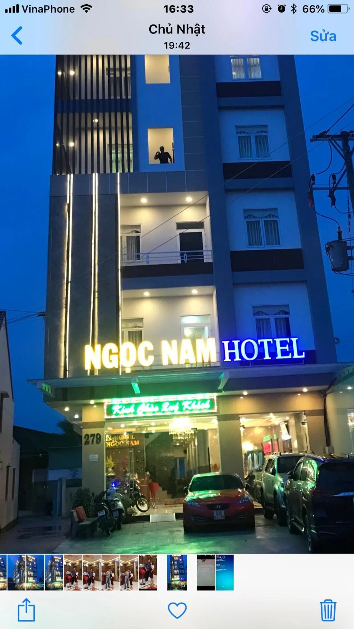 Facade/entrance in Ngọc Nam Hotel
