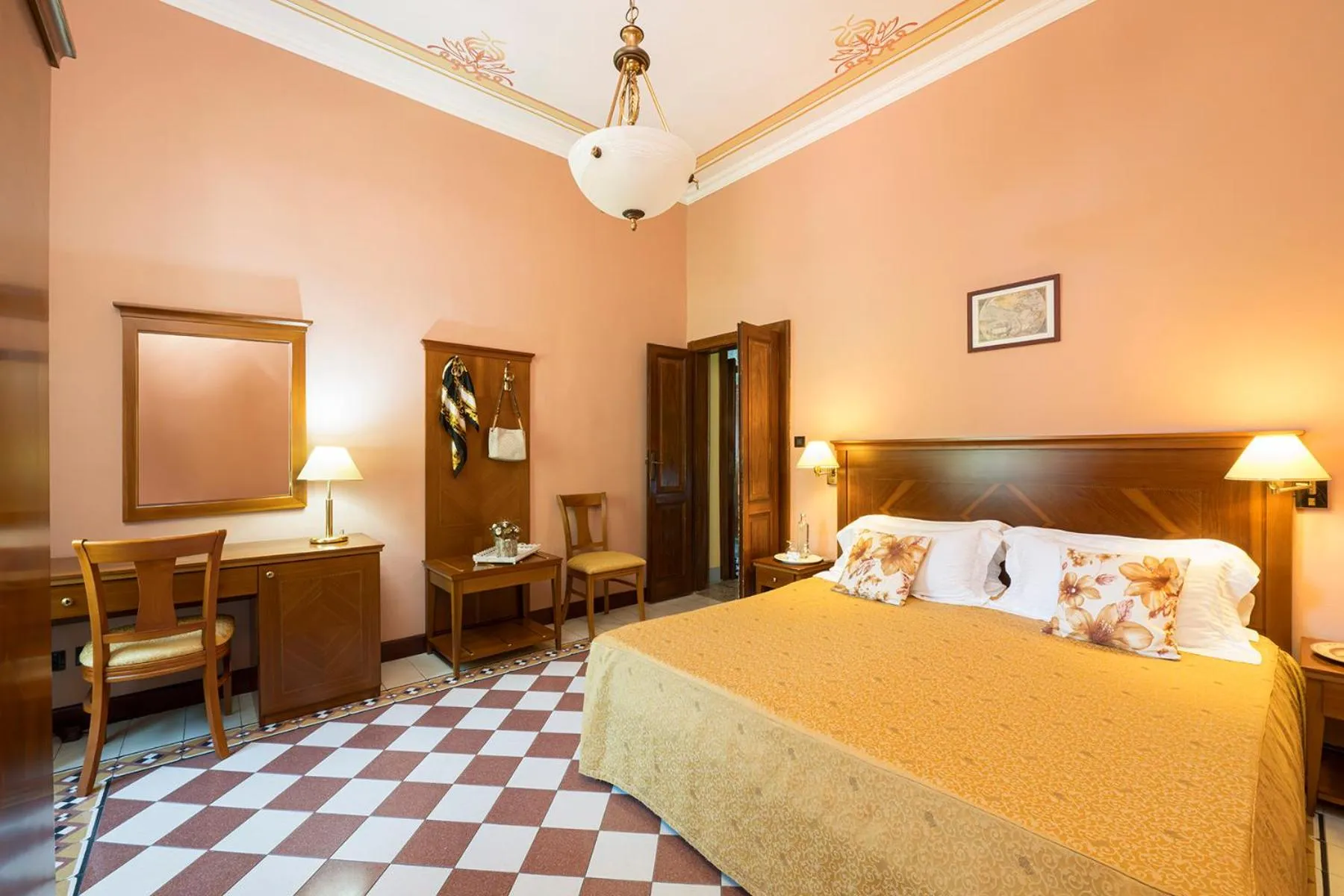 Bed in Hotel La Rondinella