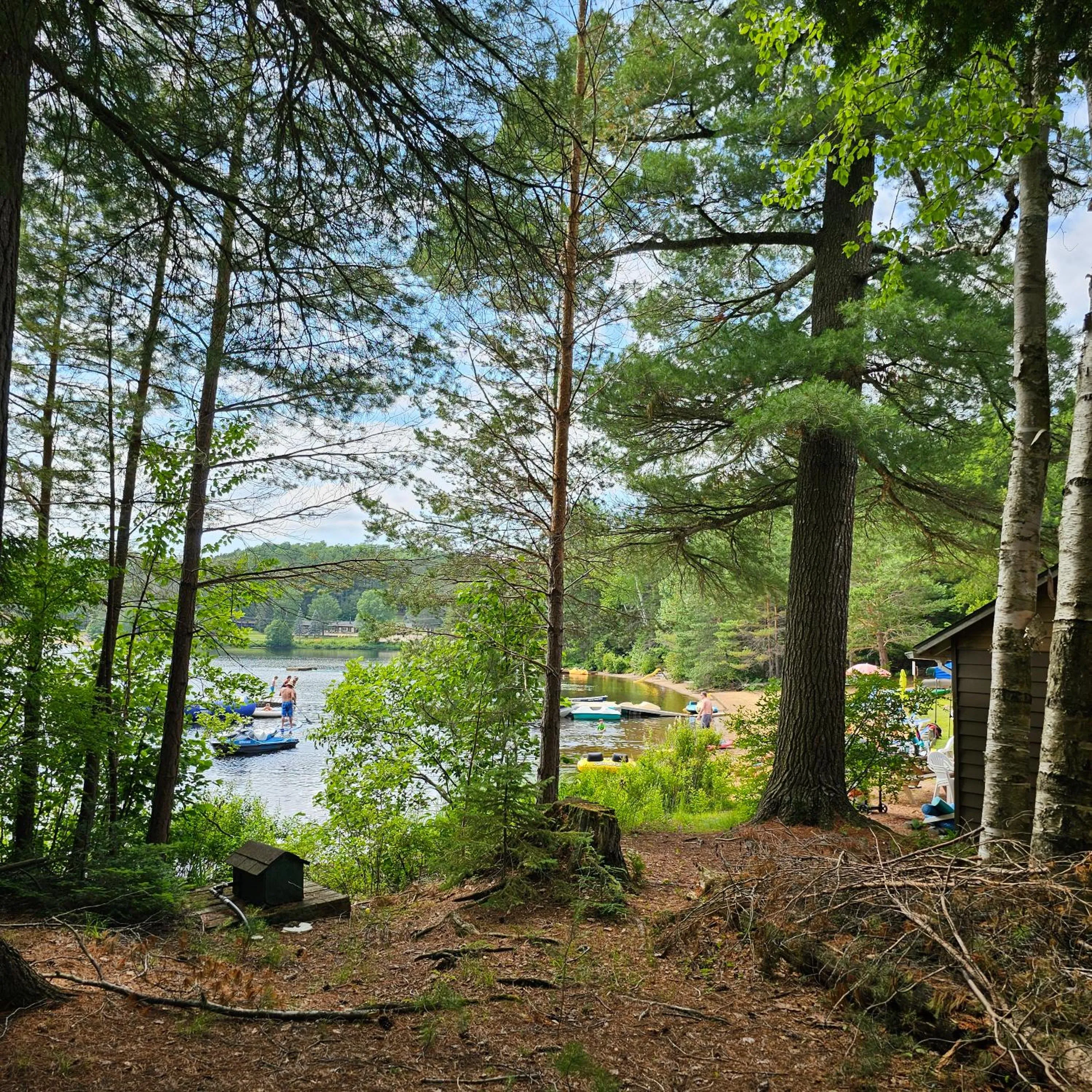Lake view in Parkway Cottage Resort and Trading Post