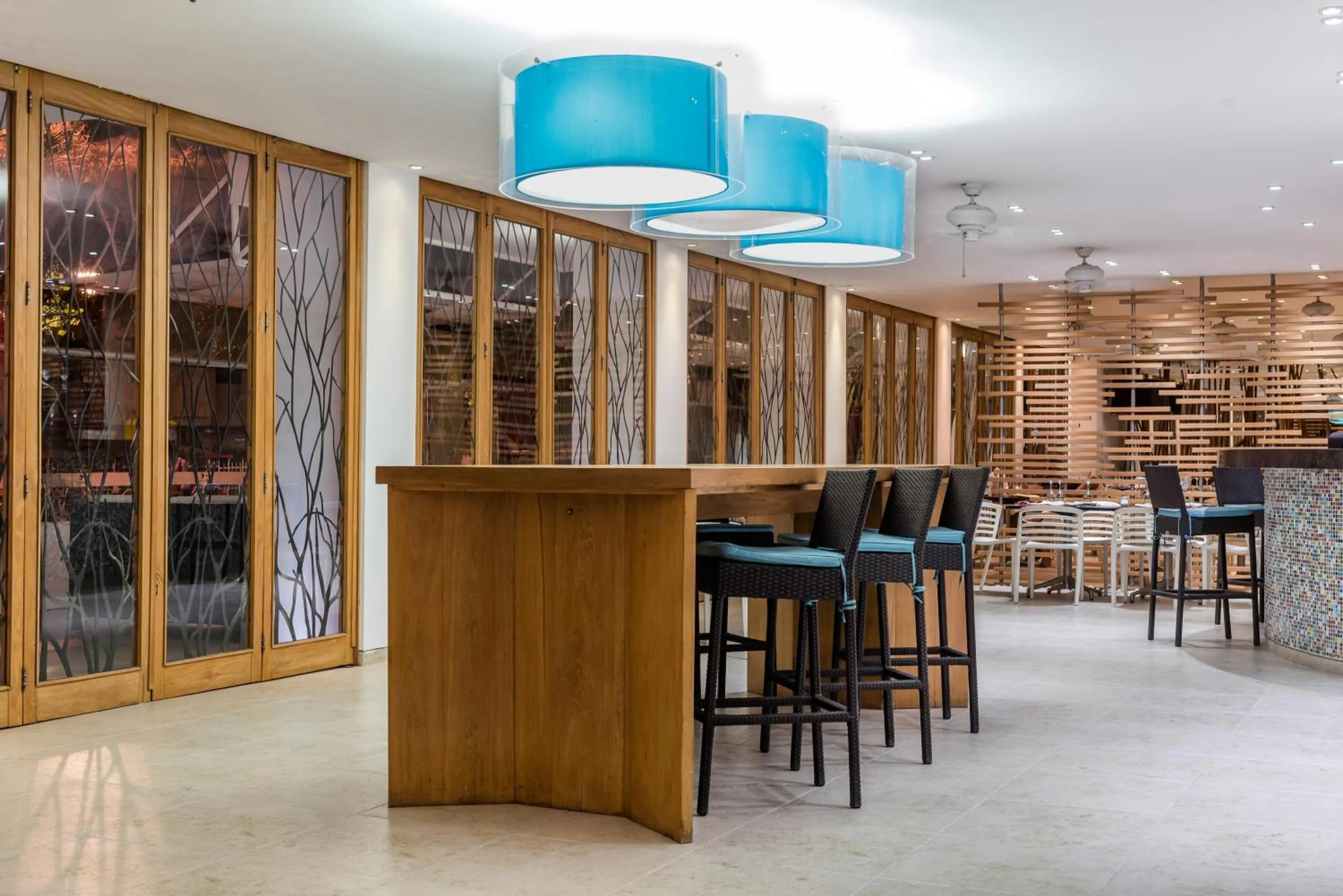 Seating area in Blu Hotel by Tamaca