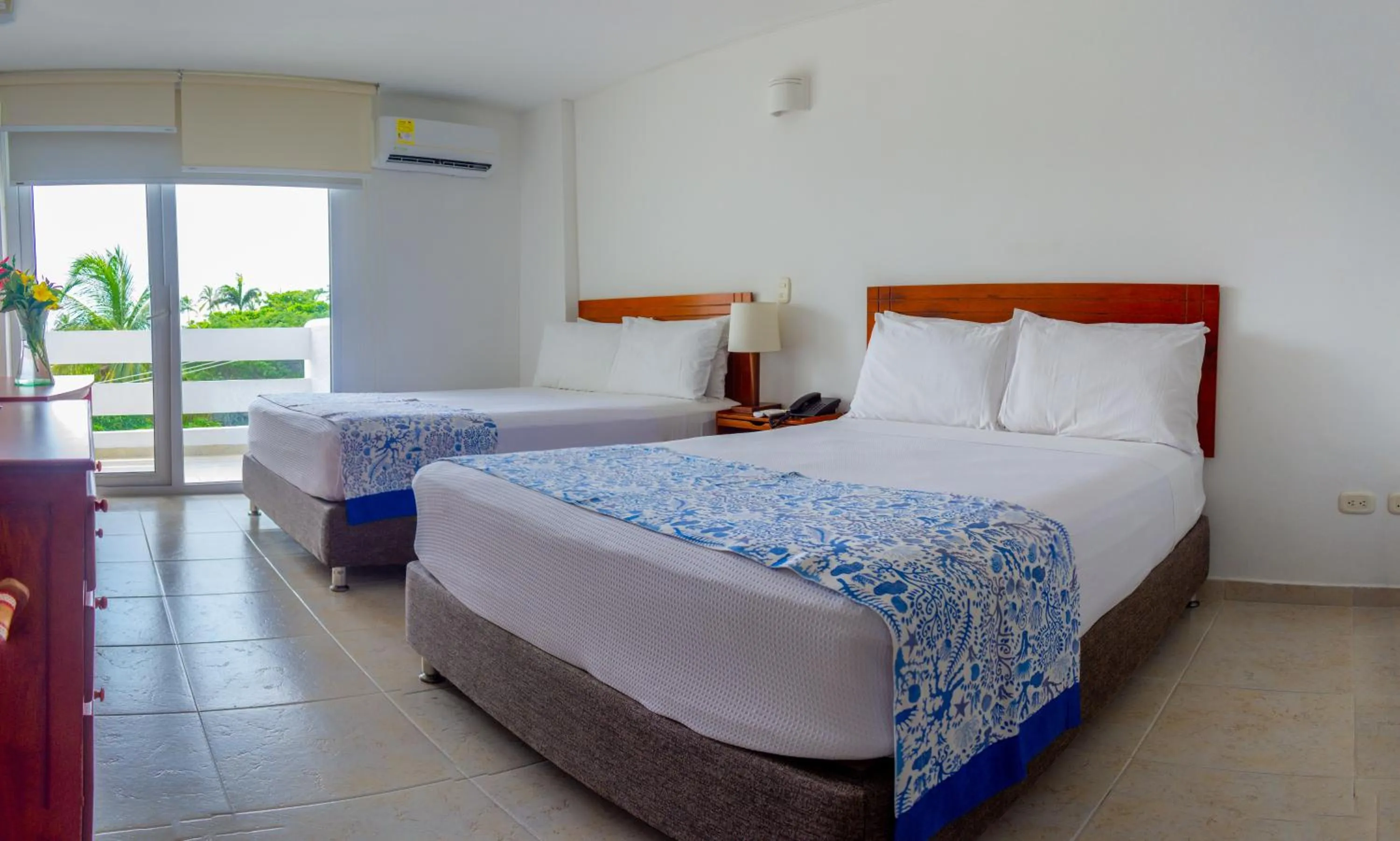 Bed in Blu Hotel by Tamaca