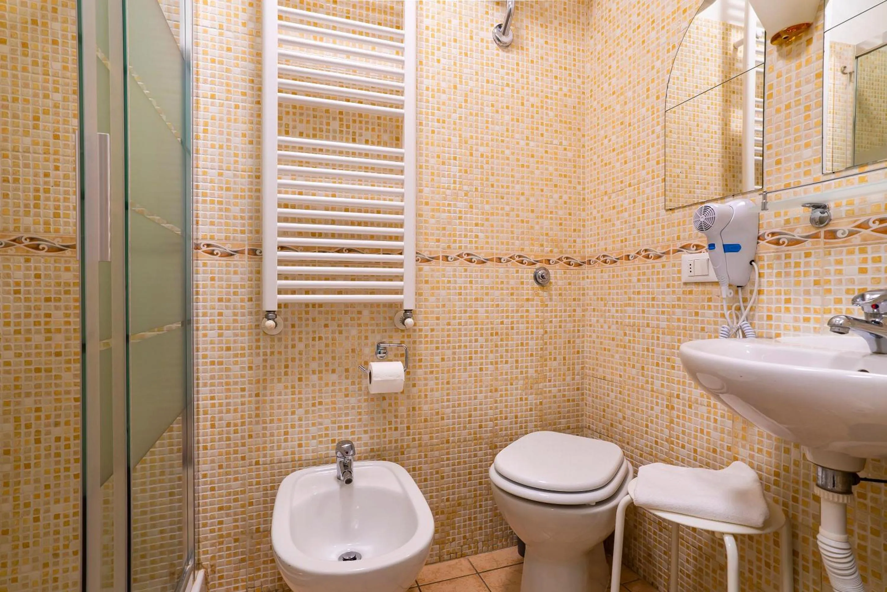 Shower in B&B La Cittadella