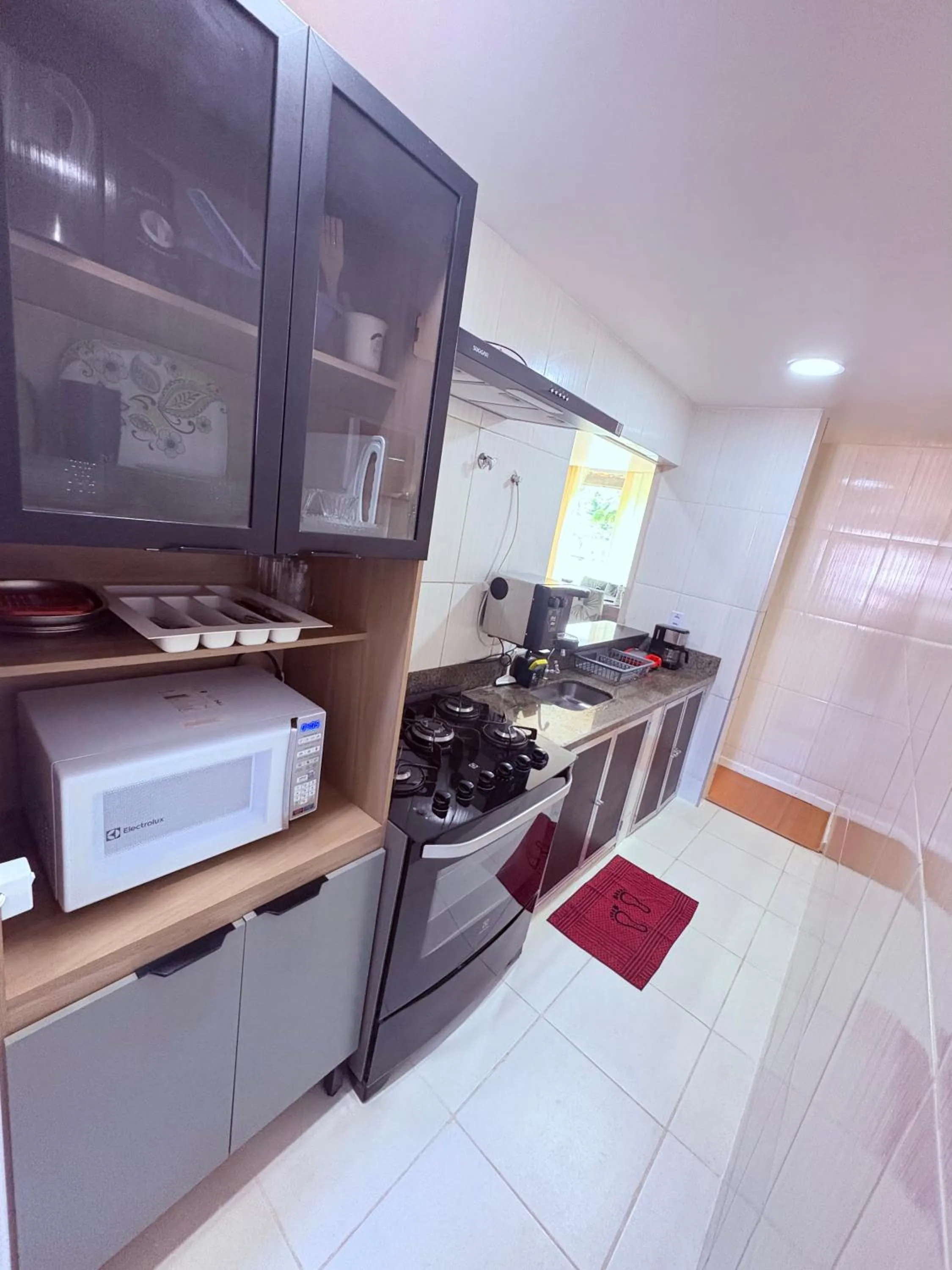 Kitchen or kitchenette in Angra TOP1 Praia Piscina Marina 2 quartos