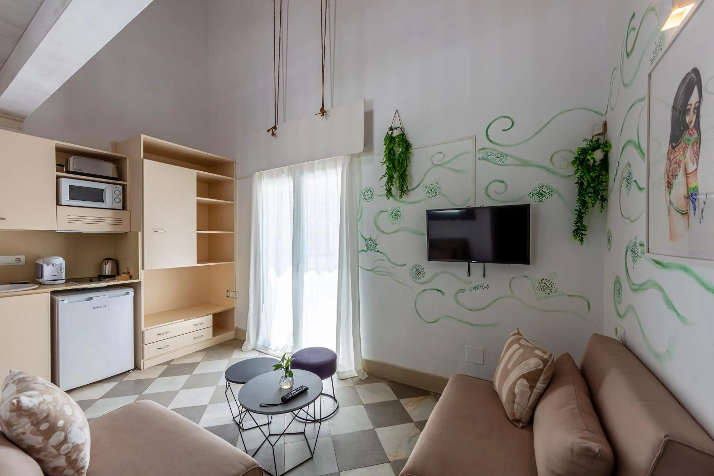 Living room in La Casa de la Favorita