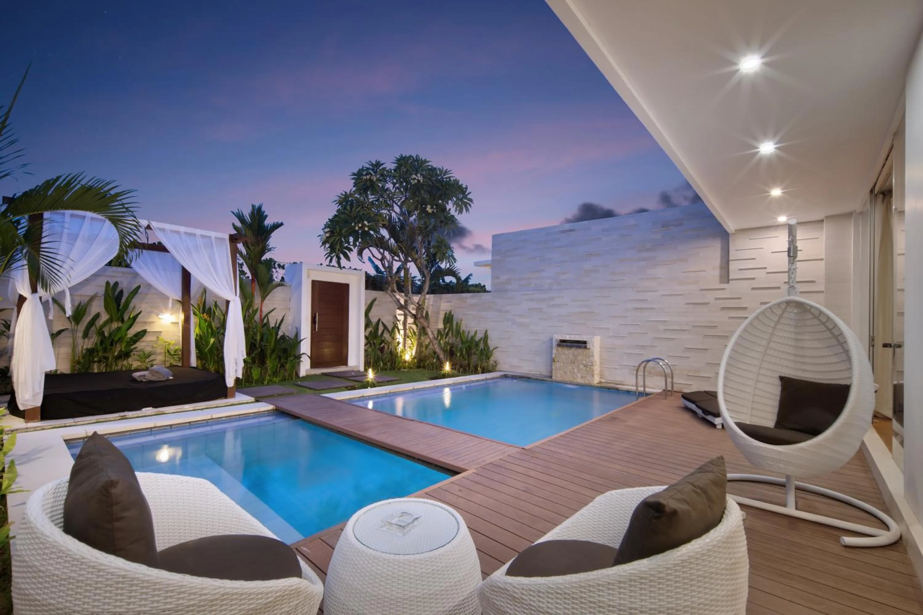 Patio in The Daha Luxury Villas
